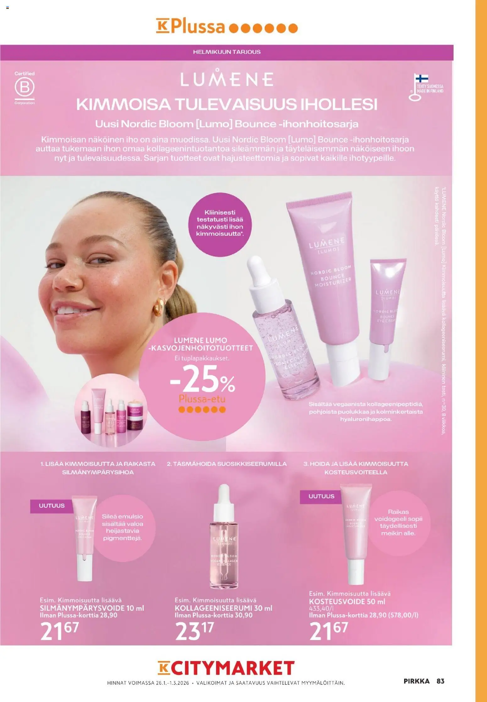 K-Citymarket - Pirkka – voimassa 04.02.2026 alkaen | Sivu: 83