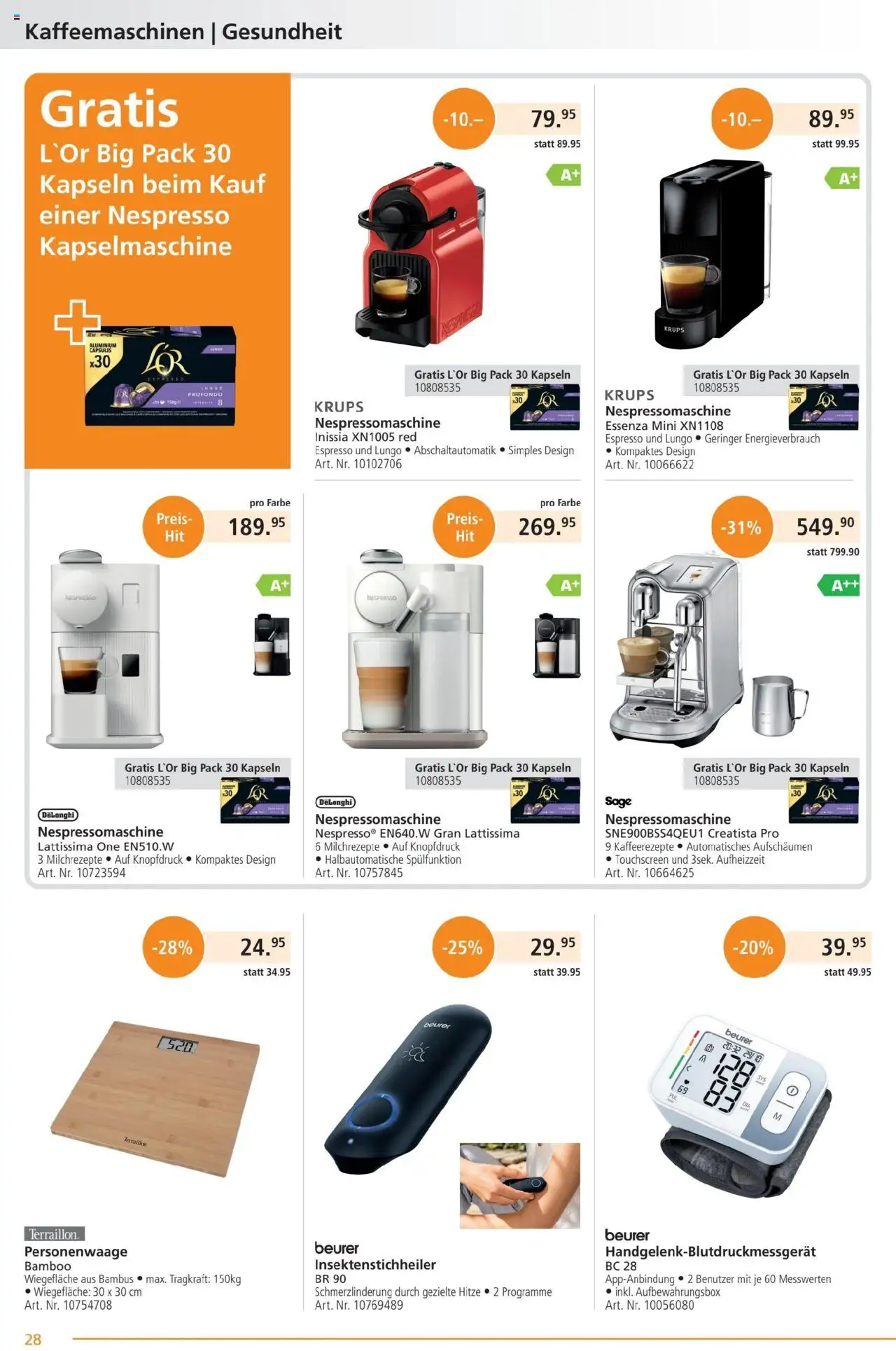 Fust Aktionen ab 23.06.2025 | Seite: 28 | Produkte: Krups, Personenwaage