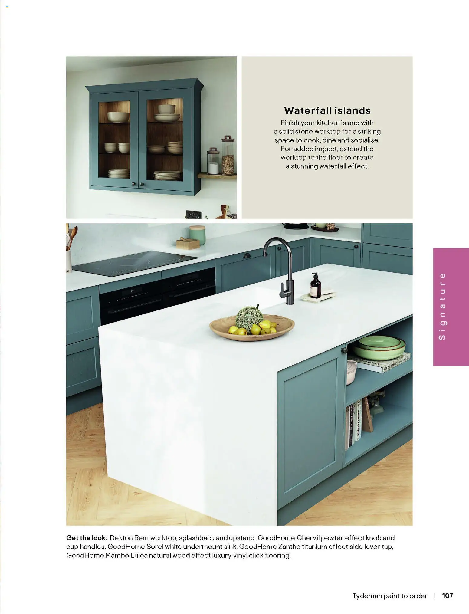 {H1} | Page: 107 | Products: Kitchen, Floor, Worktop, Knob