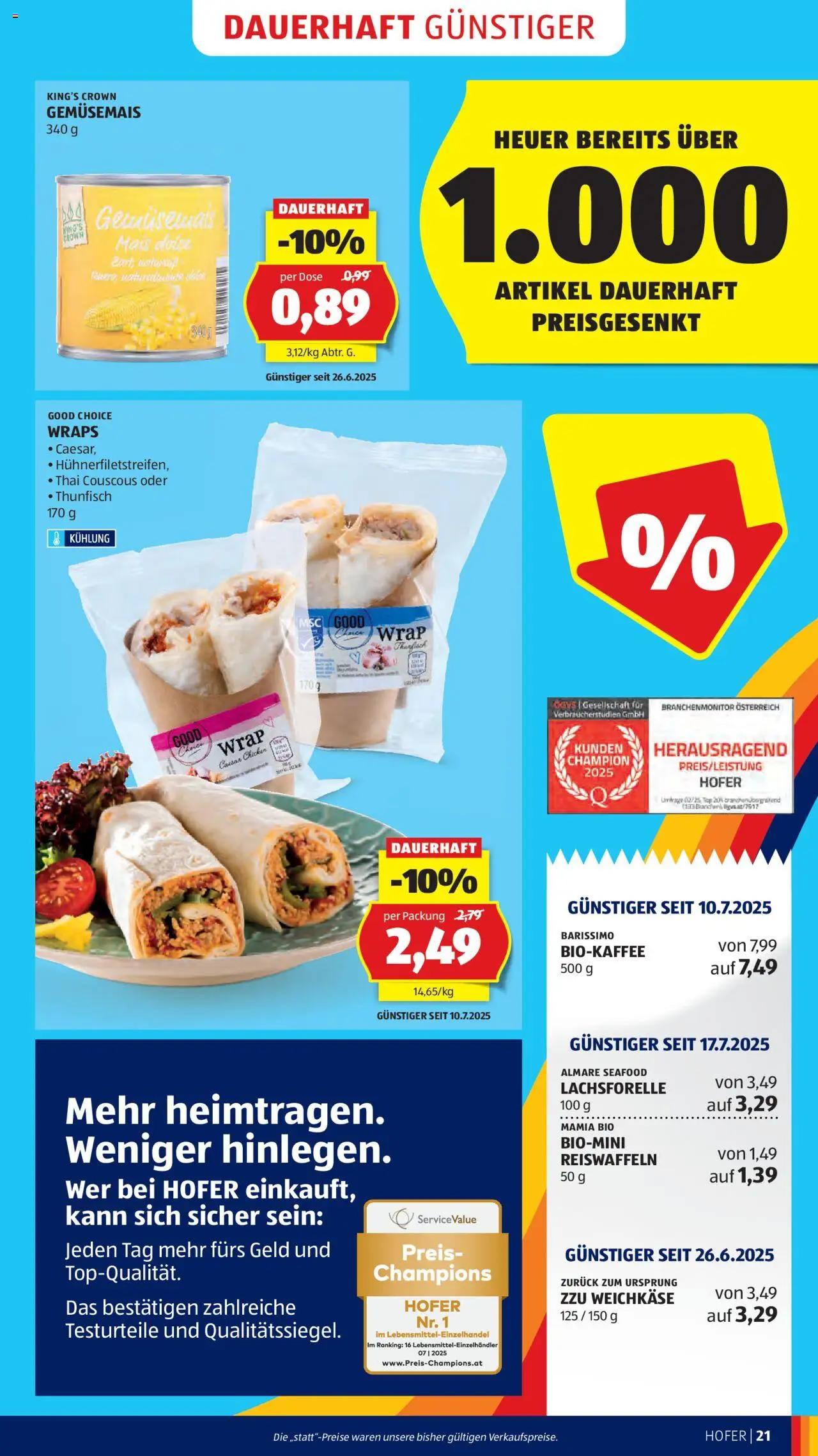 Hofer Reisen Flugblatt gültig ab 05.09.2025 | Seite: 23