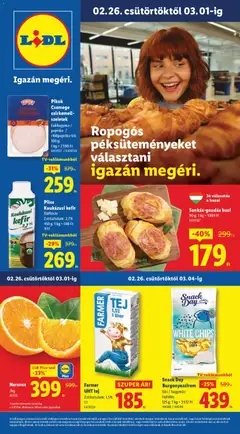 Lidl Akciós újság - amely érvényes a következő dátumtól: 26.02.2026