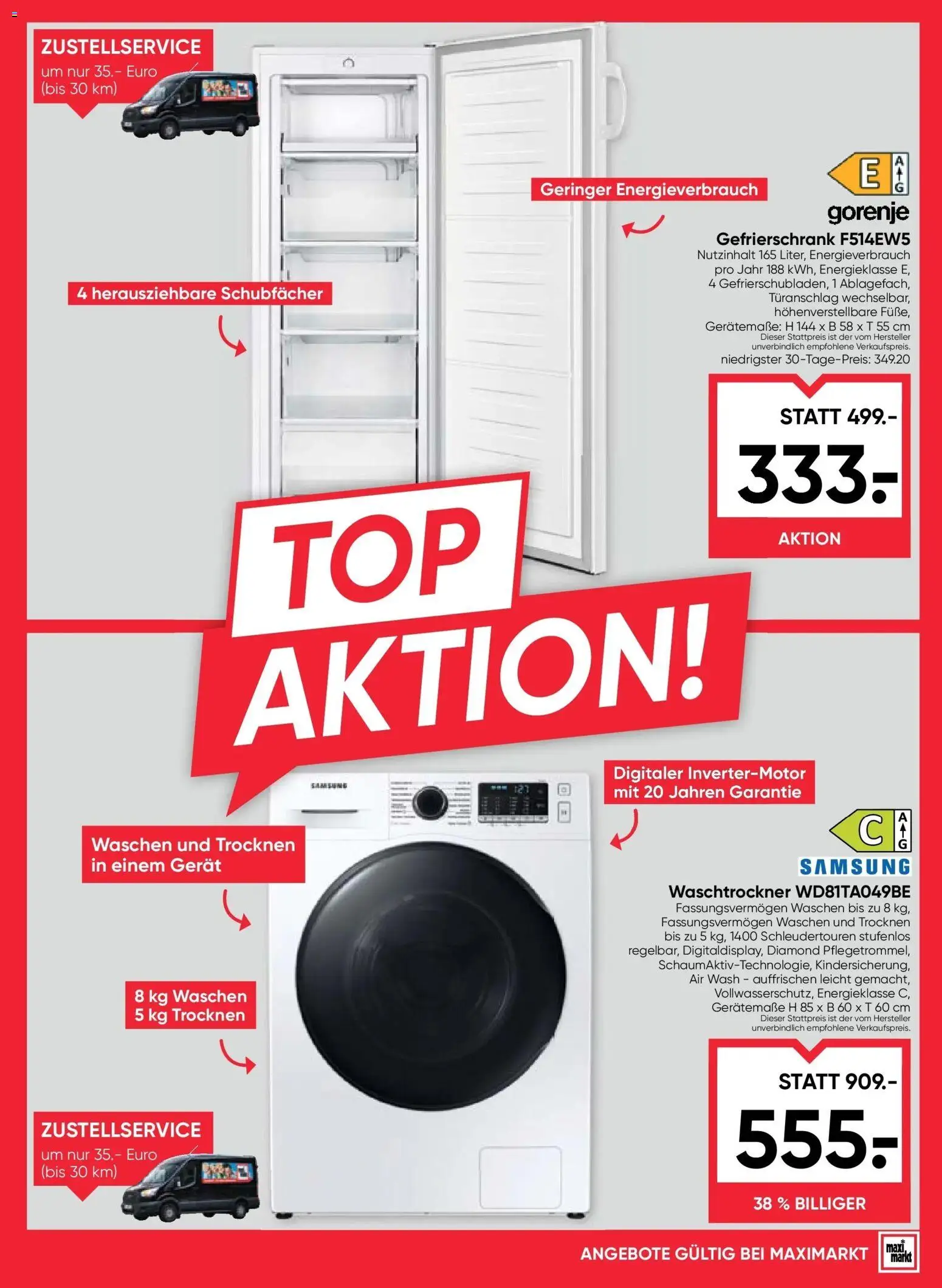 Maximarkt Anif gültig ab 23.10.2025 | Seite: 23 | Produkte: Gefrierschrank, Samsung