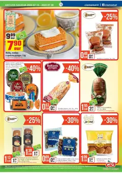 ČIA MARKET - Leidinys│galioja nuo 15.07.2025 | Puslapis: 13 | Prekių: Bandelė, Pyragas, Duona, Traškučiai