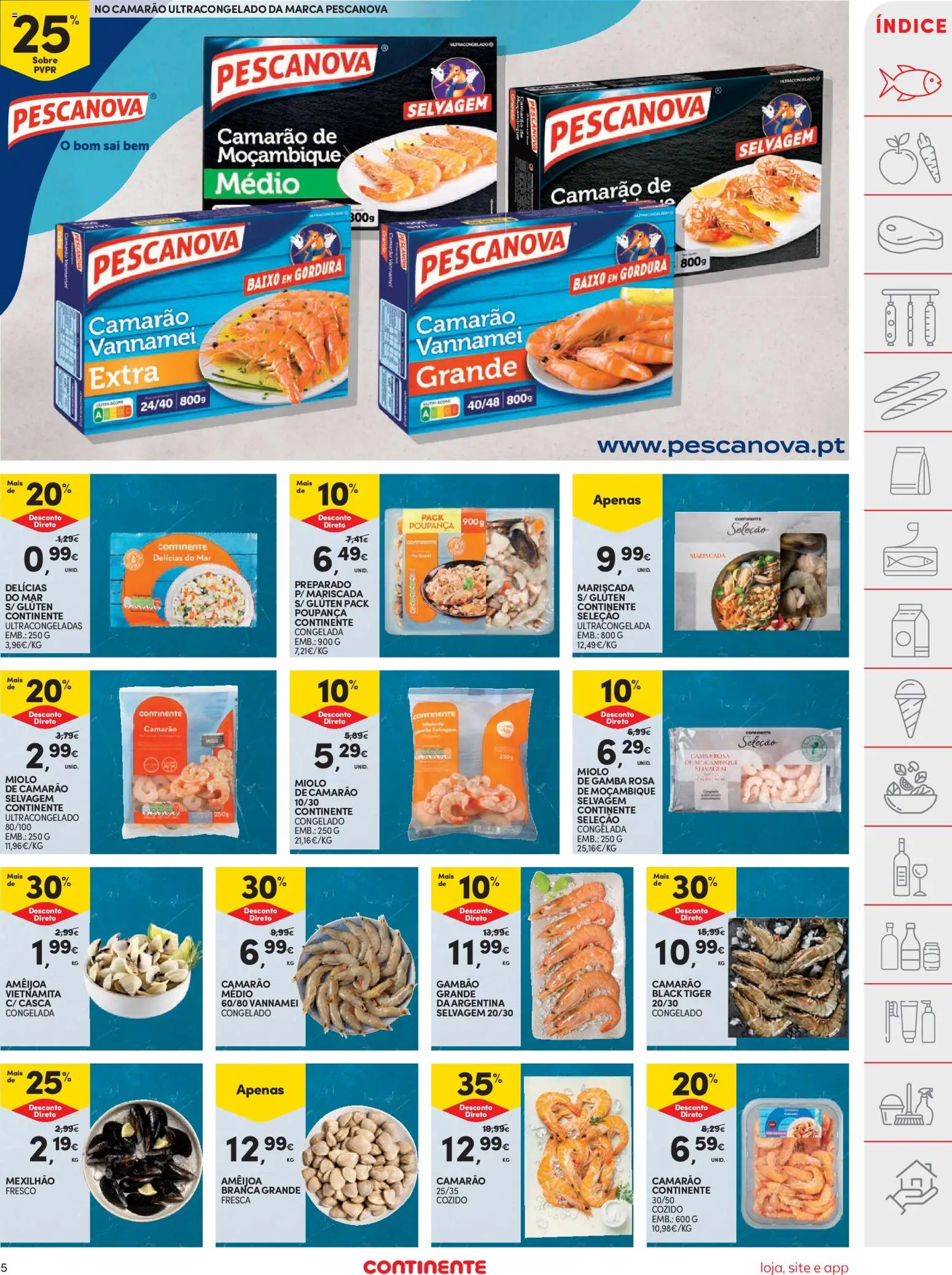 Continente folheto │ válido de 14.04.2026 | Página: 5 | Produtos: Camarão