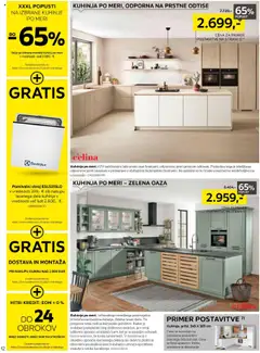 XXXL Lesnina katalog akcije – veljaven od 30.09.2025 | Stran: 12 | Izdelki: Pomivalni stroj, Kuhinja, Zelena