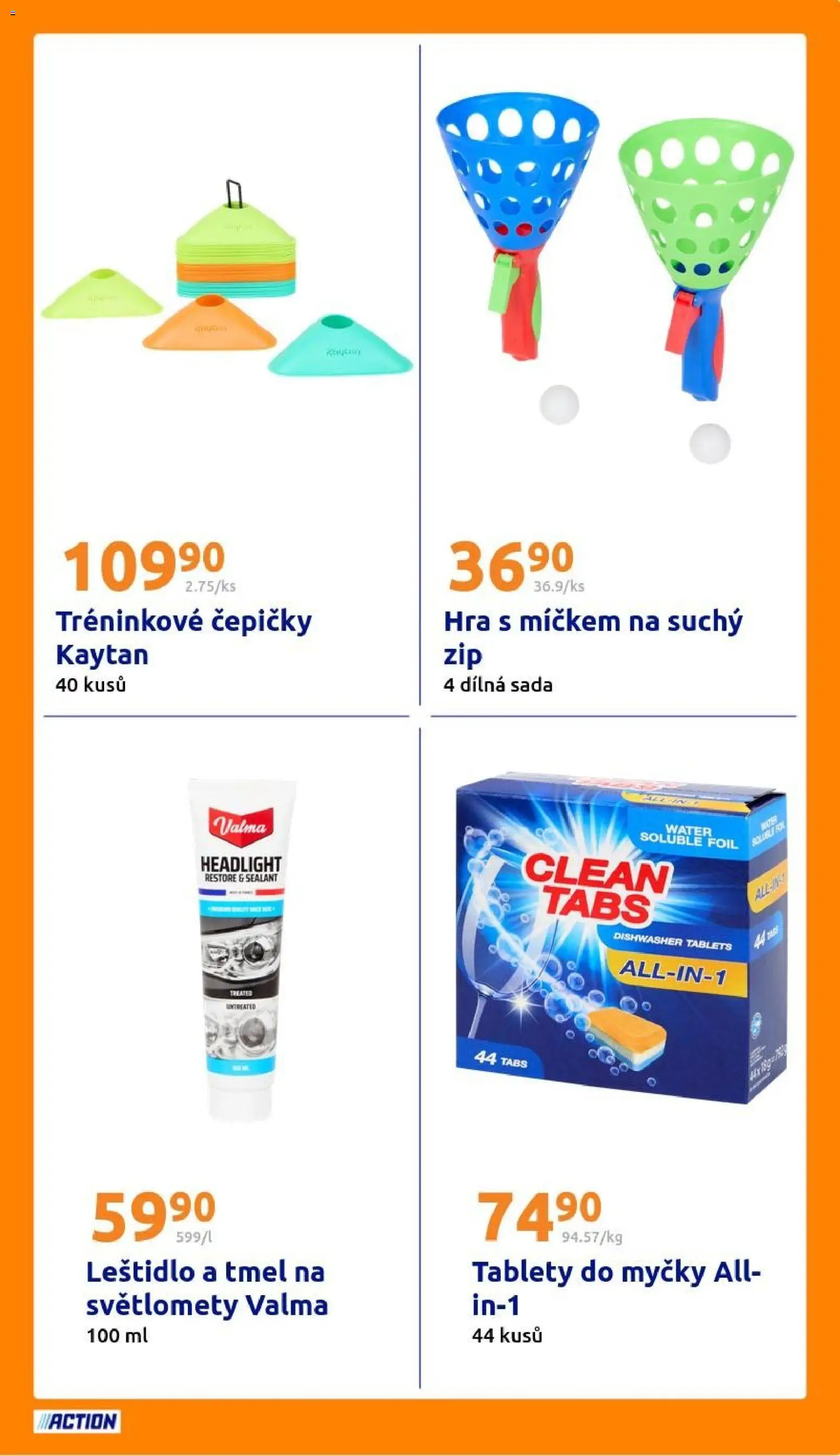 Action leták od 25.03.2026 | Strana: 25 | Produkty: Tablety do myčky, Hra