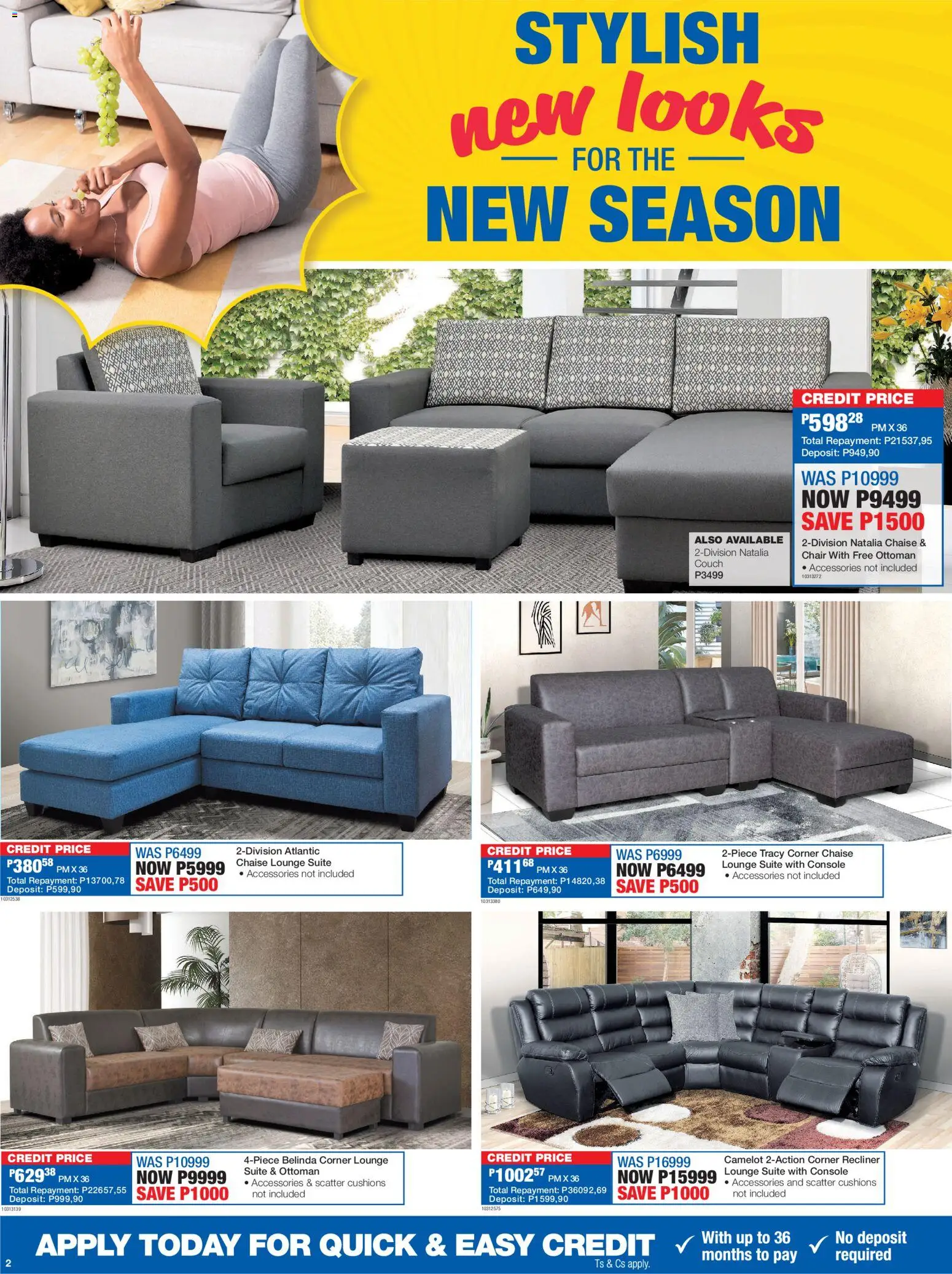 New OK Furniture catalogue – valid from 27.12.2025 | Page: 2 | Products: Couch, Lounge suite, Ottoman, Chaise