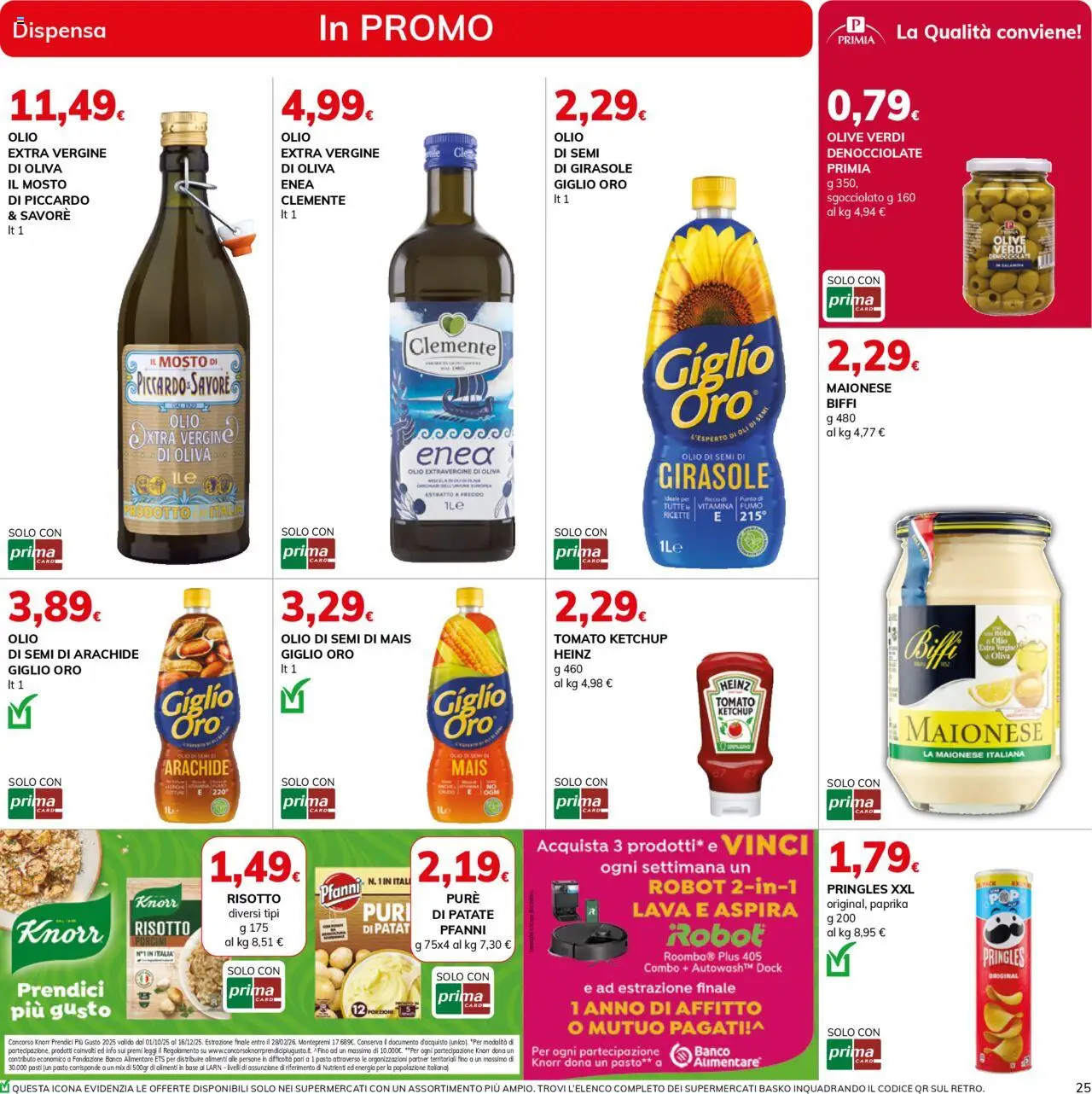 Volantino Basko del 14.10.2025 | Pagina: 25 | Prodotti: Patate, Olive, Mais, Robot