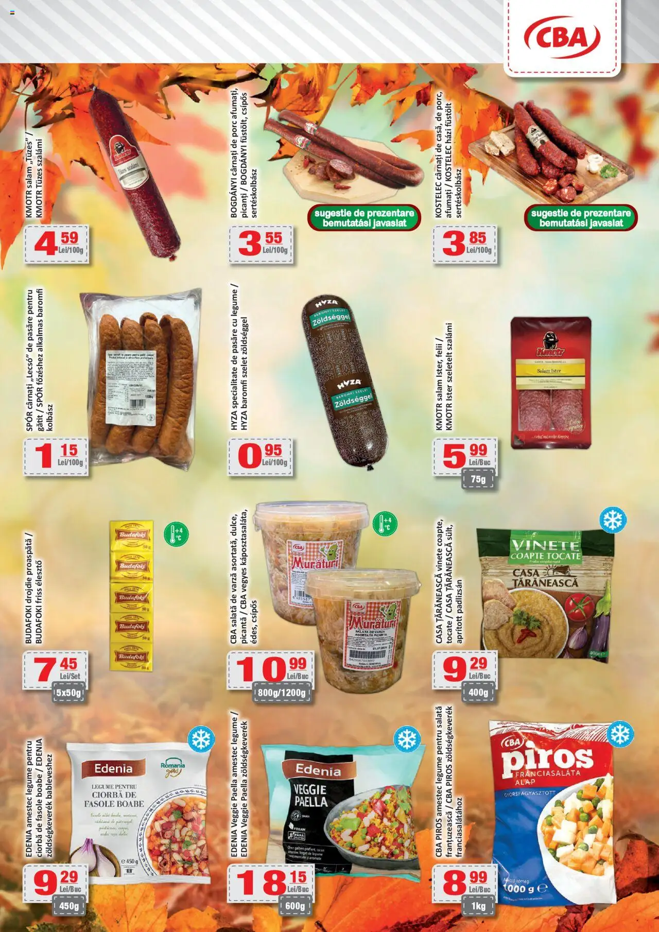 Noul catalog CBA – valabil de la 10.10.2025 | Pagină: 3 | Produse: Varză, Salată, Legume, Cârnați