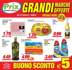 Anteprima del volantino Volantino Prix	 valido a partire dal 29.07.2025