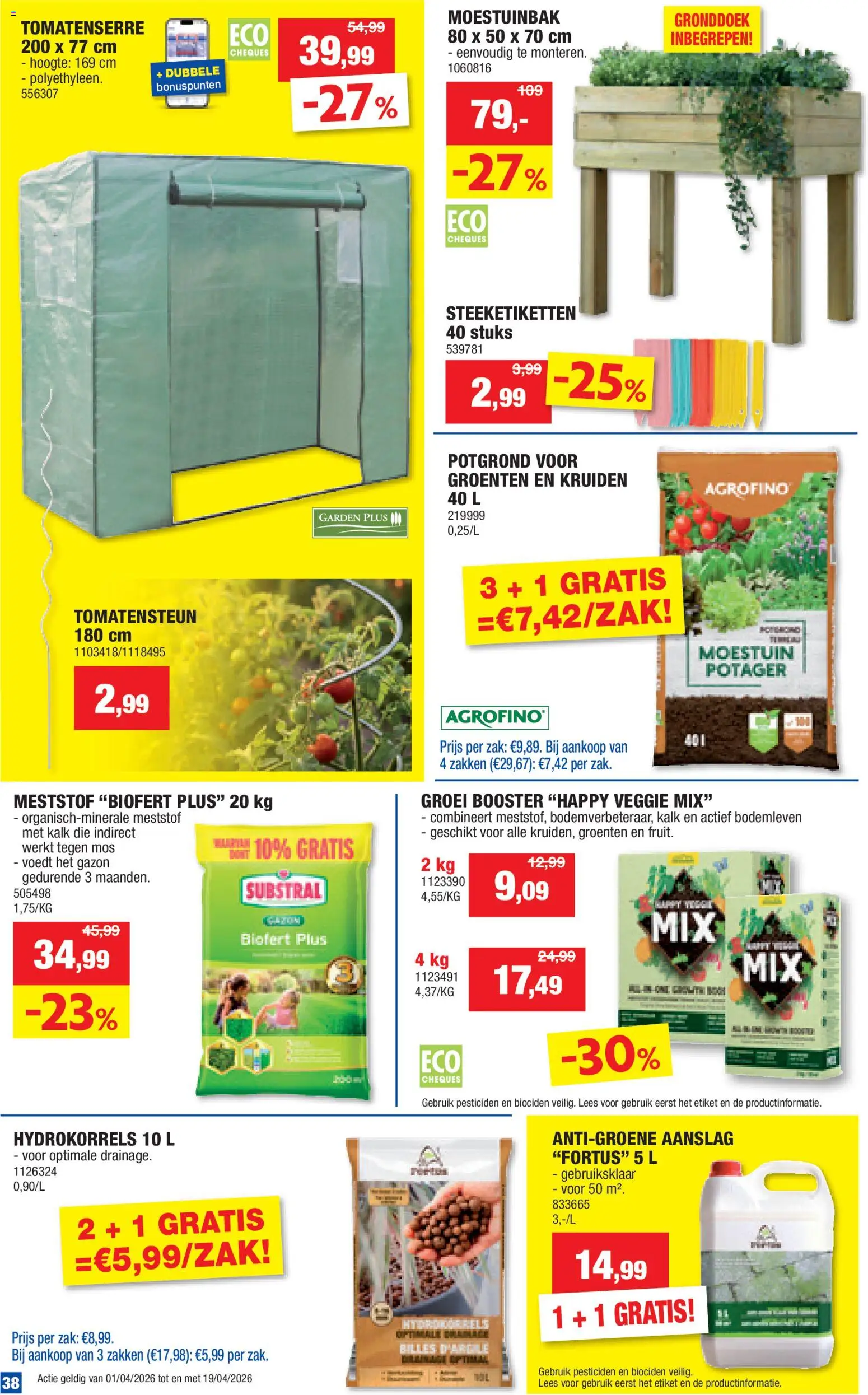 {H1} | Pagina: 38 | Producten: Zak, Groenten