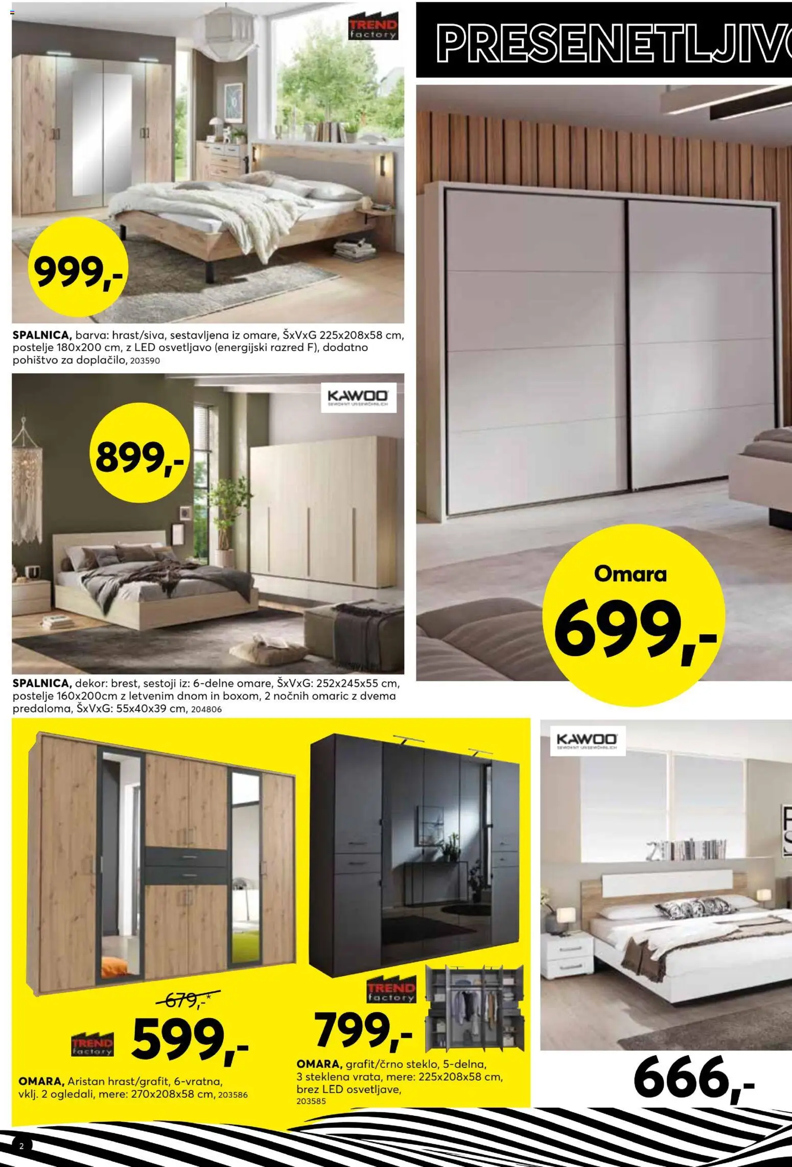 Novi Dipo katalog ponudbe – veljaven od 22.04.2026 | Stran: 2 | Izdelki: Pohištvo, Omara, Barva