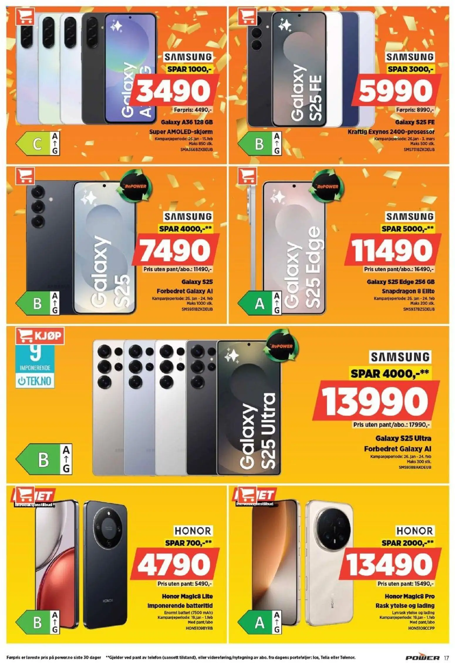 {H1} | Side: 17 | Produkter: Telefon, Batteri