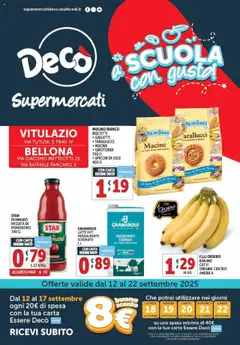 Anteprima del volantino Decò Supermercati - Bellona catalogo valido a partire dal 12.09.2025