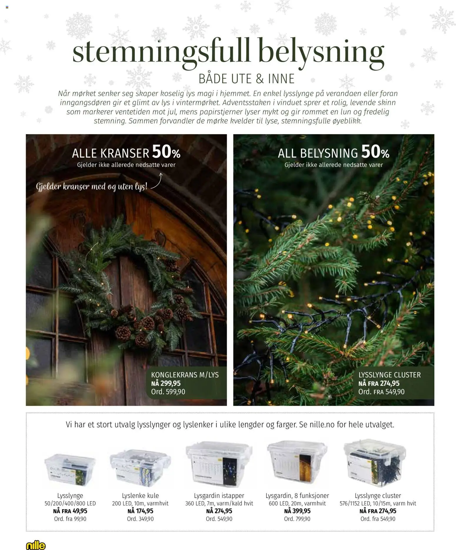 {H1} | Side: 2 | Produkter: Lys