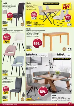 Otto's Aktionen Möbelflyer – gültig ab 01.09.2025 | Seite: 24 | Produkte: Tisch, Eckbank, Stuhl