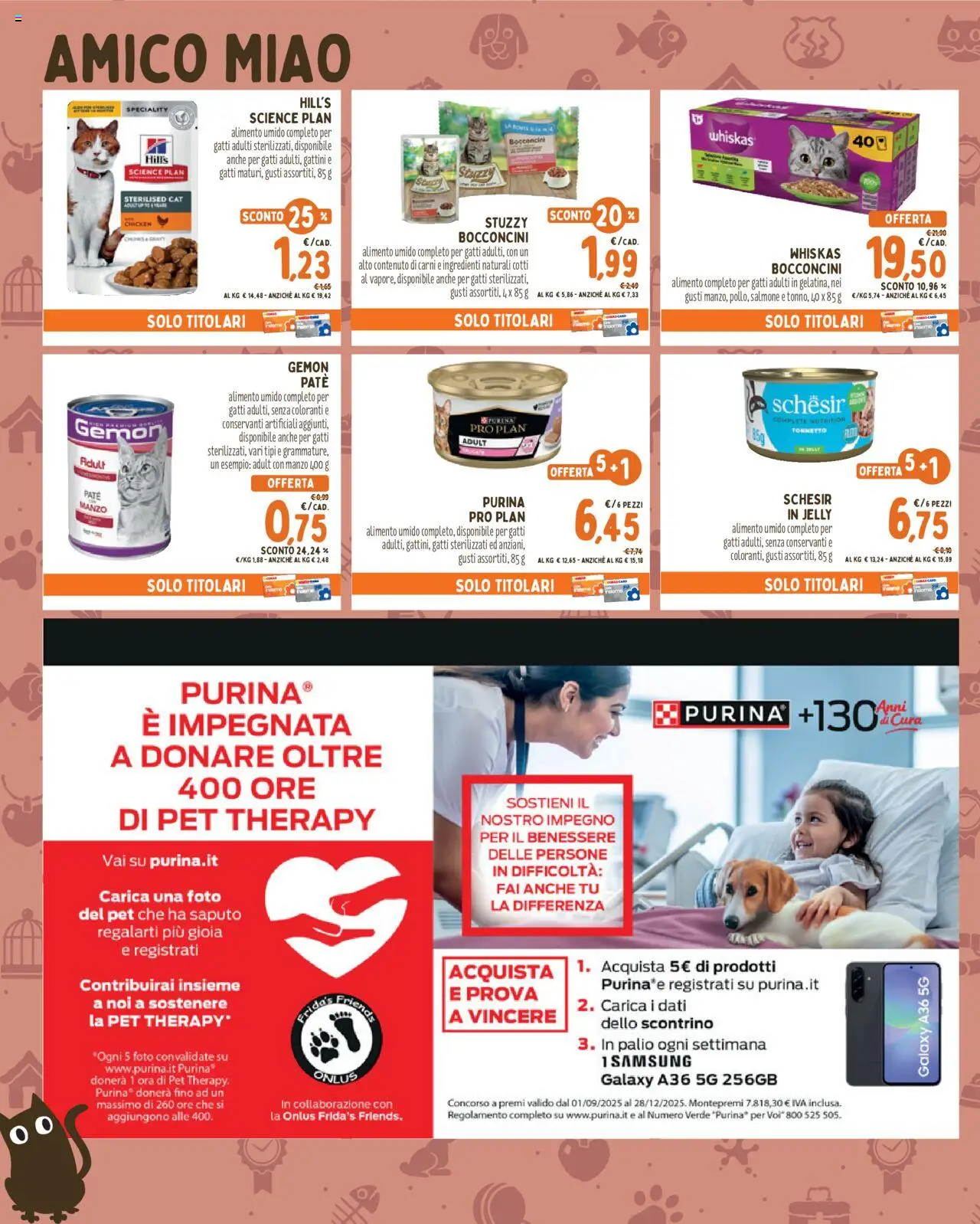 Volantino Conad del 09.10.2025 | Pagina: 4 | Prodotti: Samsung Galaxy, Paté, Manzo, Smartphone