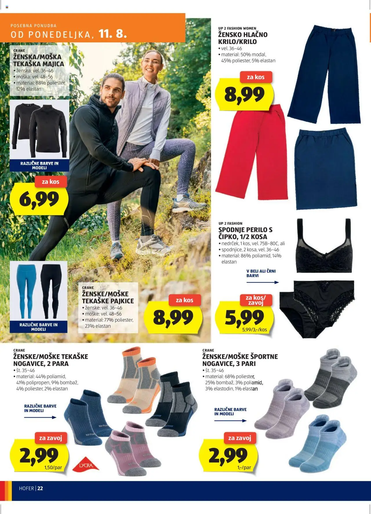 Hofer SI katalog | vrijedi od 07.08.2025 | Stranica: 22 | Proizvodi: Majica