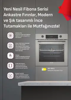 01.04.2026 tarihinden itibaren geçerli olan Arçelik kataloğu önizlemesi | Sayfa: 21 | Ürünler: Raf, Fırın, Fan