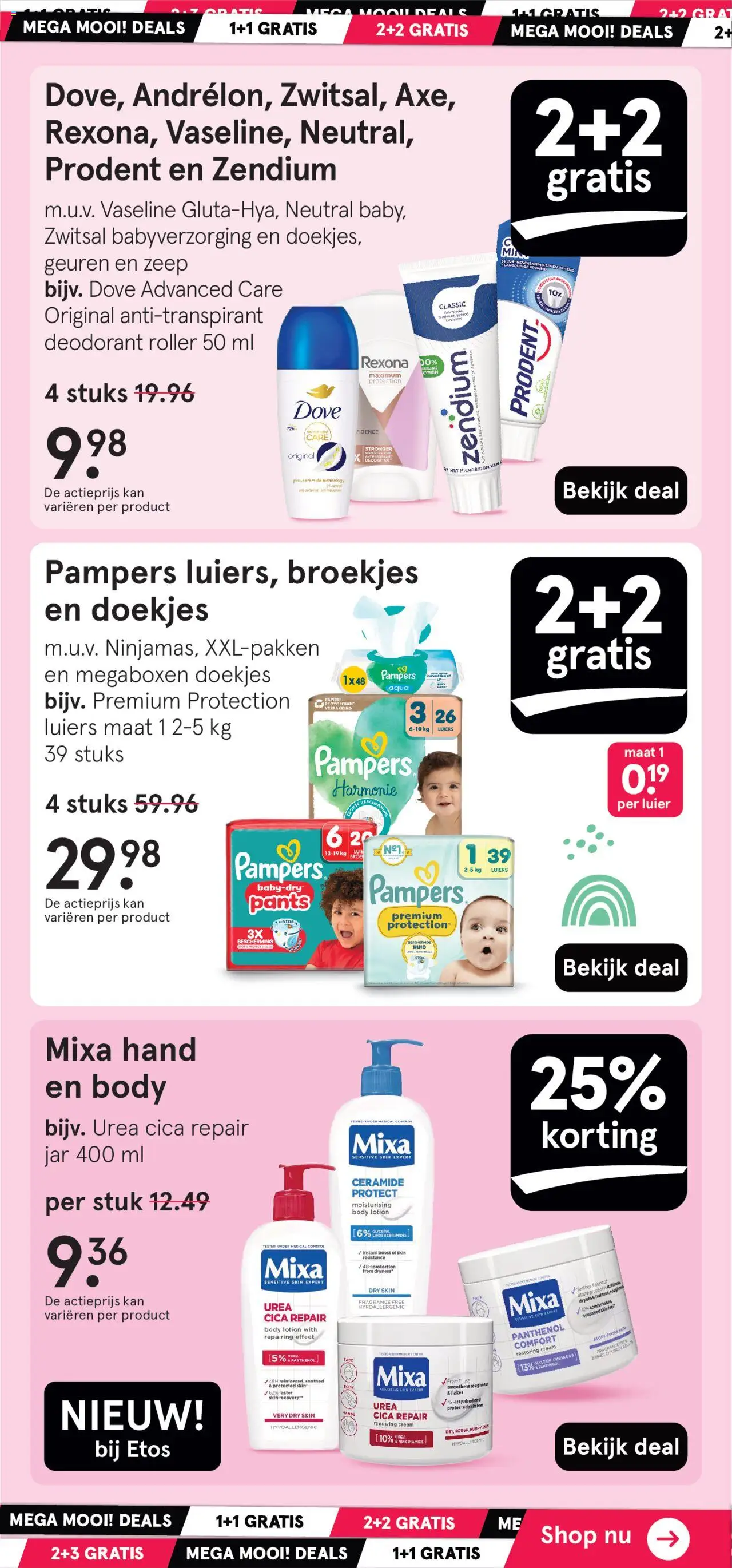 {H1} | Pagina: 4 | Producten: Antitranspirant, Ostyalap, Geuren, Pampers