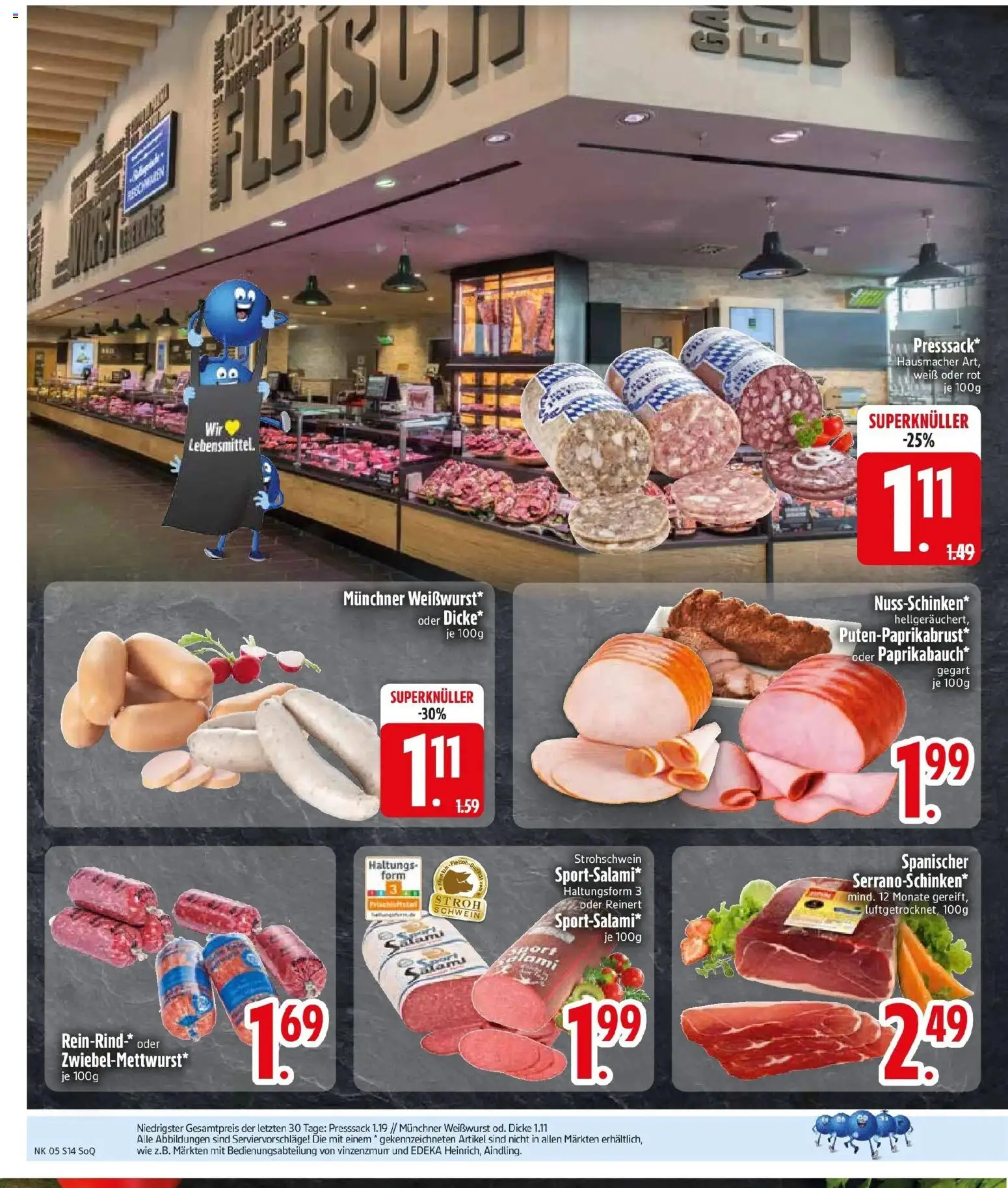 Edeka prospekt Altomünster	 (ab 26.01.2026) » Angebote Online | Seite: 16 | Produkte: Weißwurst