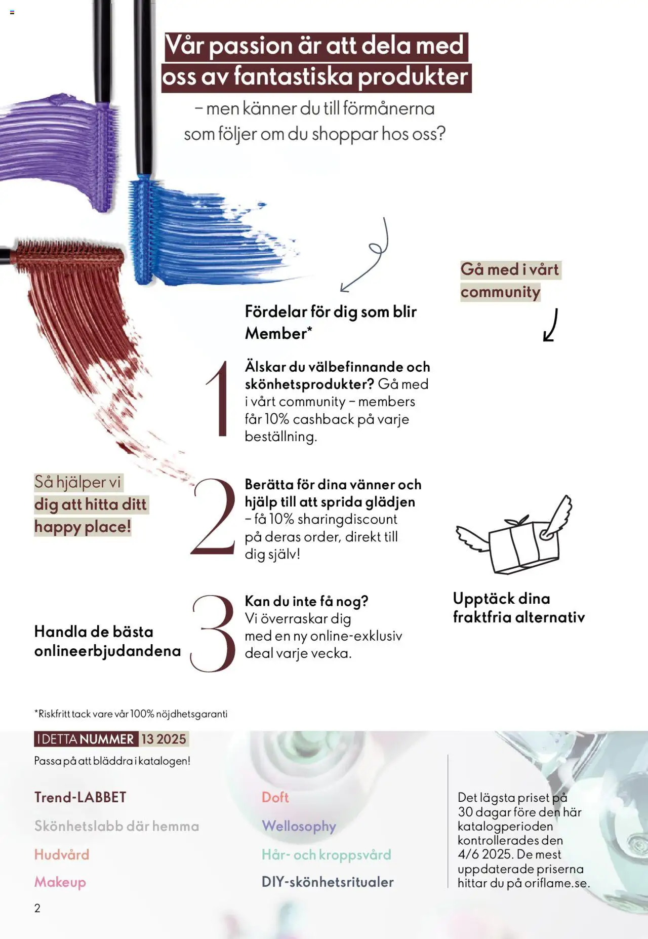 Oriflame reklamblad aktuell från 14.09.2025 | Sida: 2 | Produkter: Doft