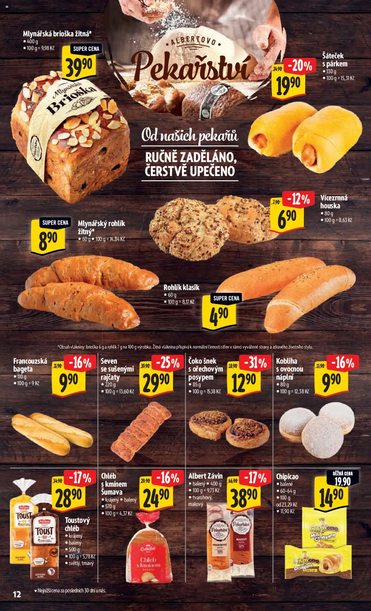 Albert leták - Hypermarket od 02.07.2025 | Strana: 19 | Produkty: Chléb, Rohlík, Mlynářský rohlík, Mlynářská brioška