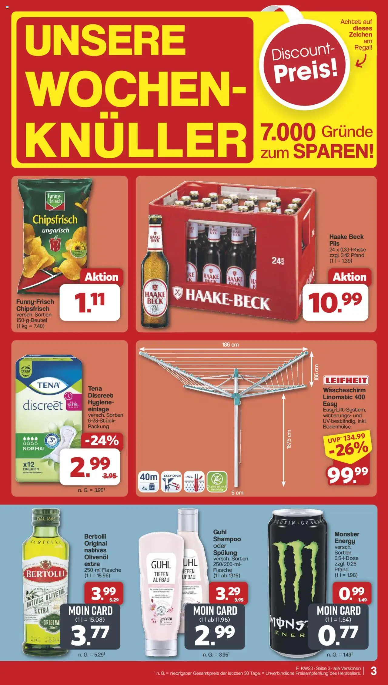 Famila Nordwest Prospekt 	 - gültig ab dem 02.06.2025 | Seite: 3 | Produkte: Regal, Olivenol, Pils, Spülung