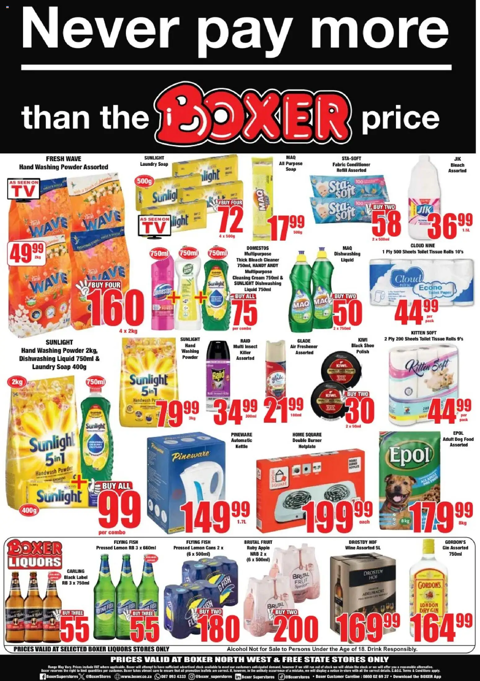 New Boxer catalogue – valid from 23.02.2026 | Page: 12 | Products: Cream, Soap, Fruit, Washing powder