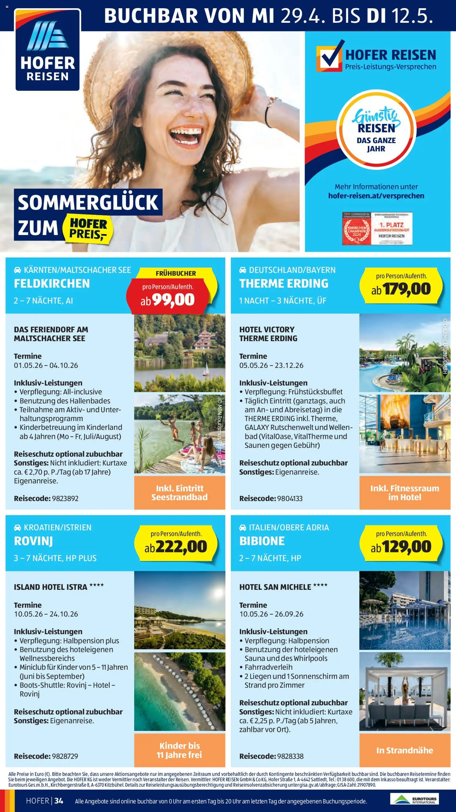 Hofer Flugblatt gültig ab 29.04.2026 | Seite: 40 | Produkte: Uhr, Bad