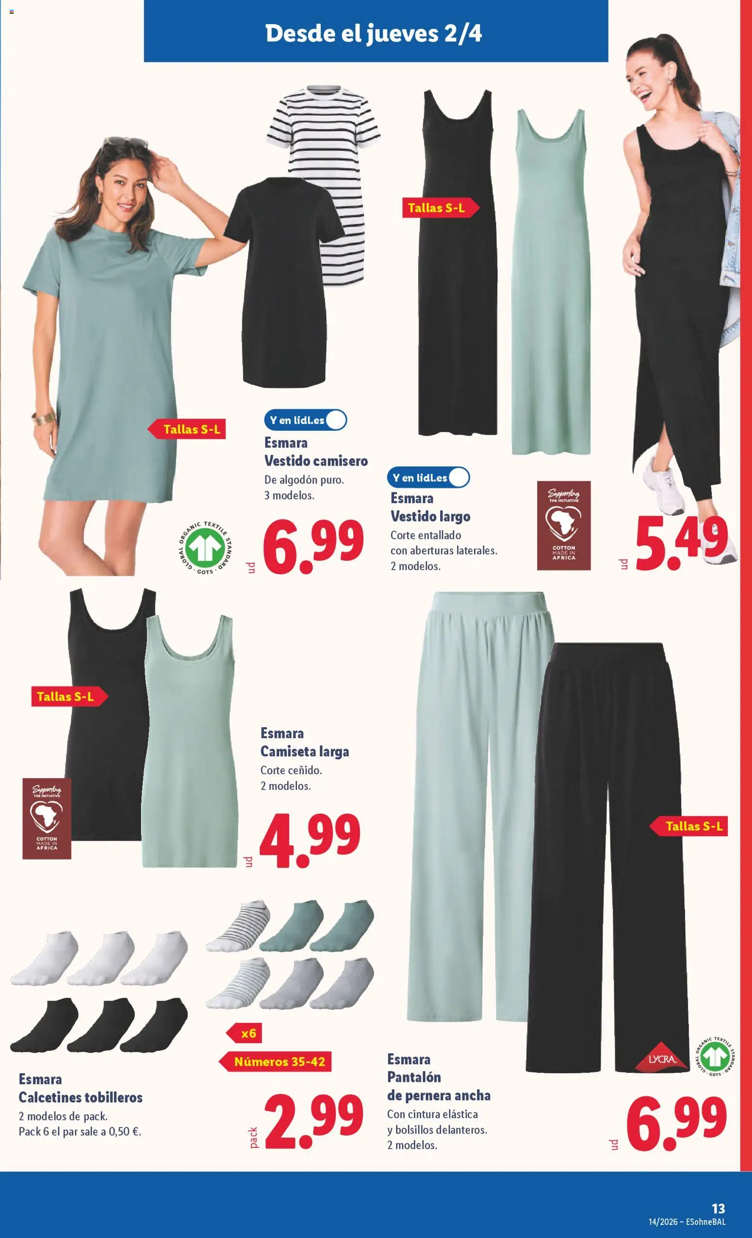 Lidl folleto de bazar │ válido desde el 30.03.2026 | Página: 21 | Productos: Vestido largo