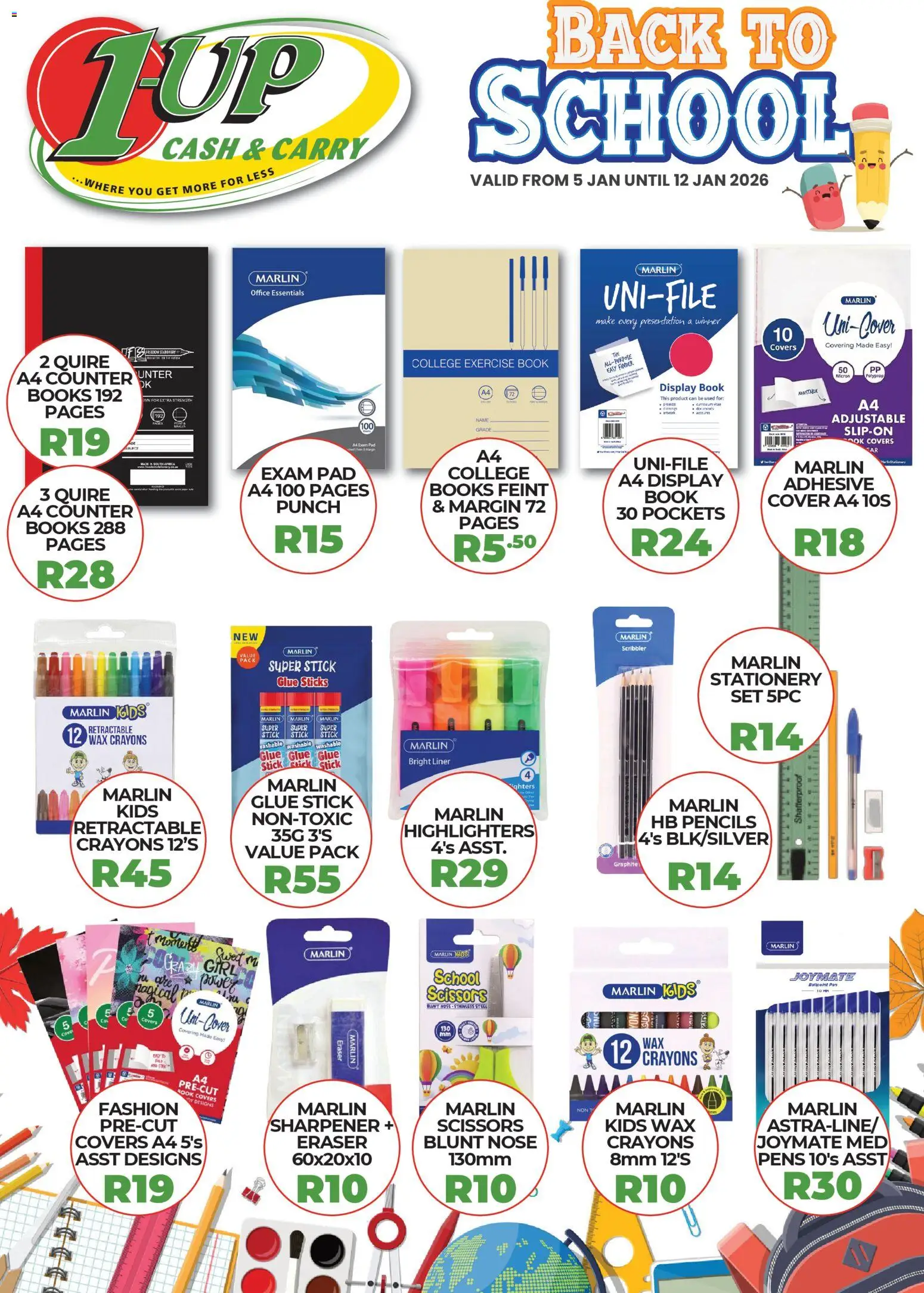 New 1UP Cash & Carry catalogue – valid from 05.01.2026 | Page: 1 | Products: Cover, Wax, Adhesive