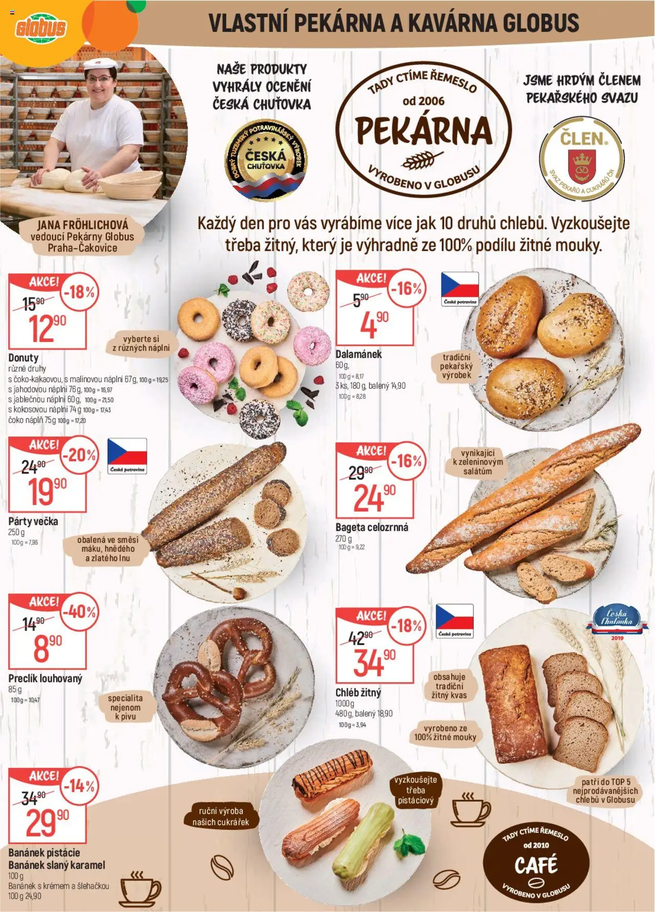 Globus leták od 13.08.2025 | Strana: 7 | Produkty: Slaný karamel, Chléb, Pistácie, Dalamánek