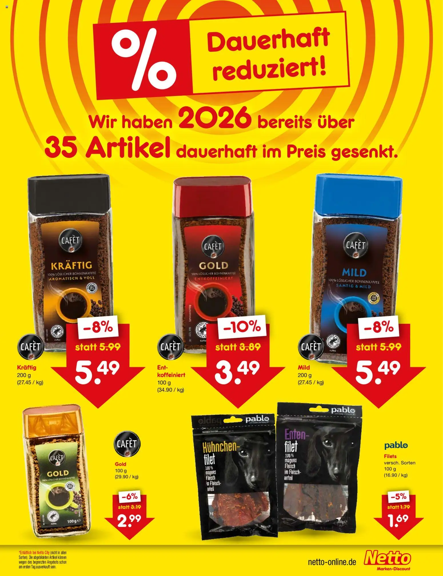 Netto Marken-Discount Preissenkung auf Dauer – gültig ab 17.01.2026 | Seite: 2 | Produkte: Fleisch