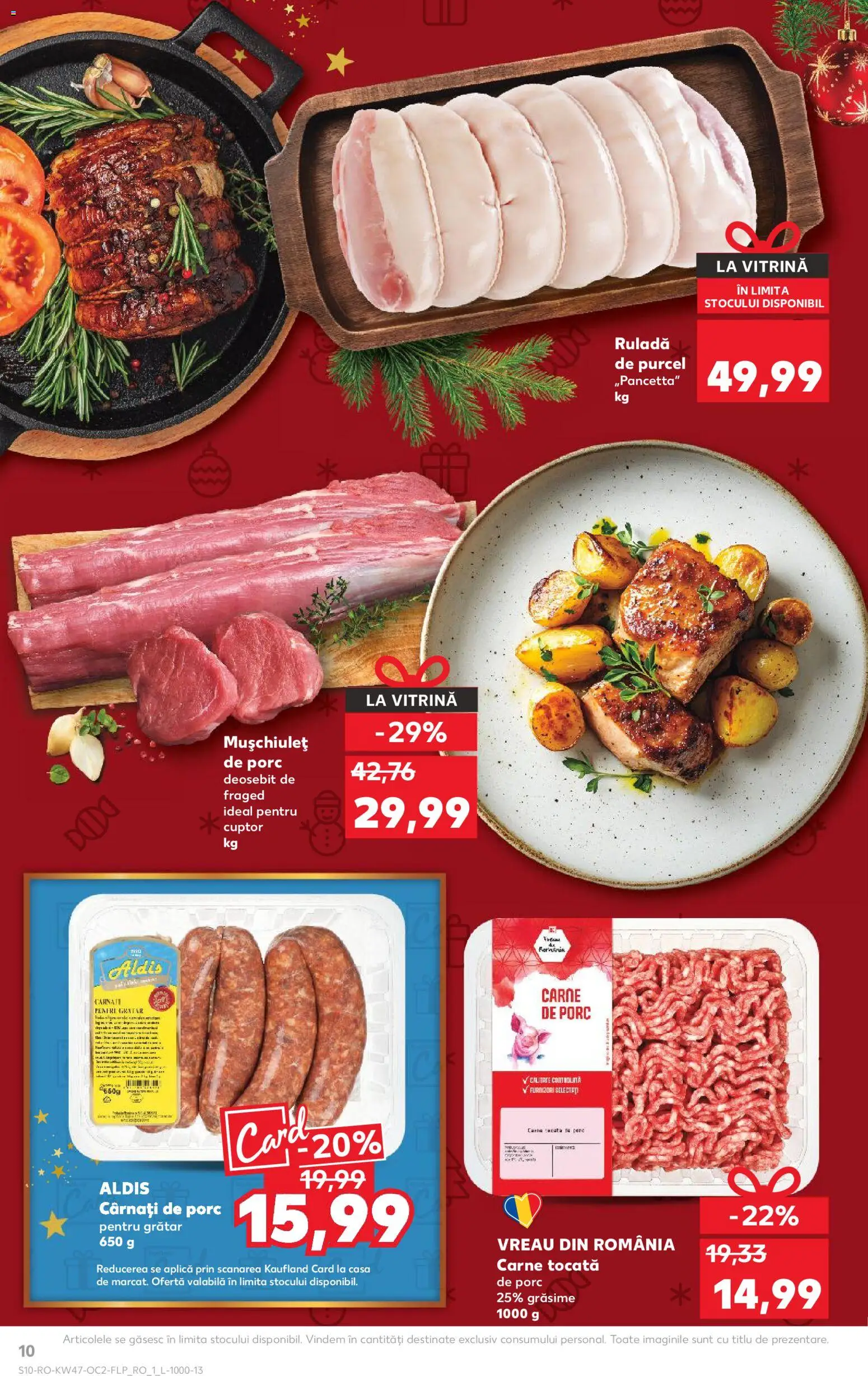 Noul catalog Kaufland – valabil de la 19.11.2025 | Pagină: 10 | Produse: Cuptor, Grătar, Vitrină, Carne tocată