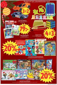 WARVEL SPIDEY FANTASTISKA VARNER JUL KALENDER, Med 24 böcher - Förhandsvisning av reklamblad från butik ICA Maxi aktuell från 24.11.2025 | Sida: 14