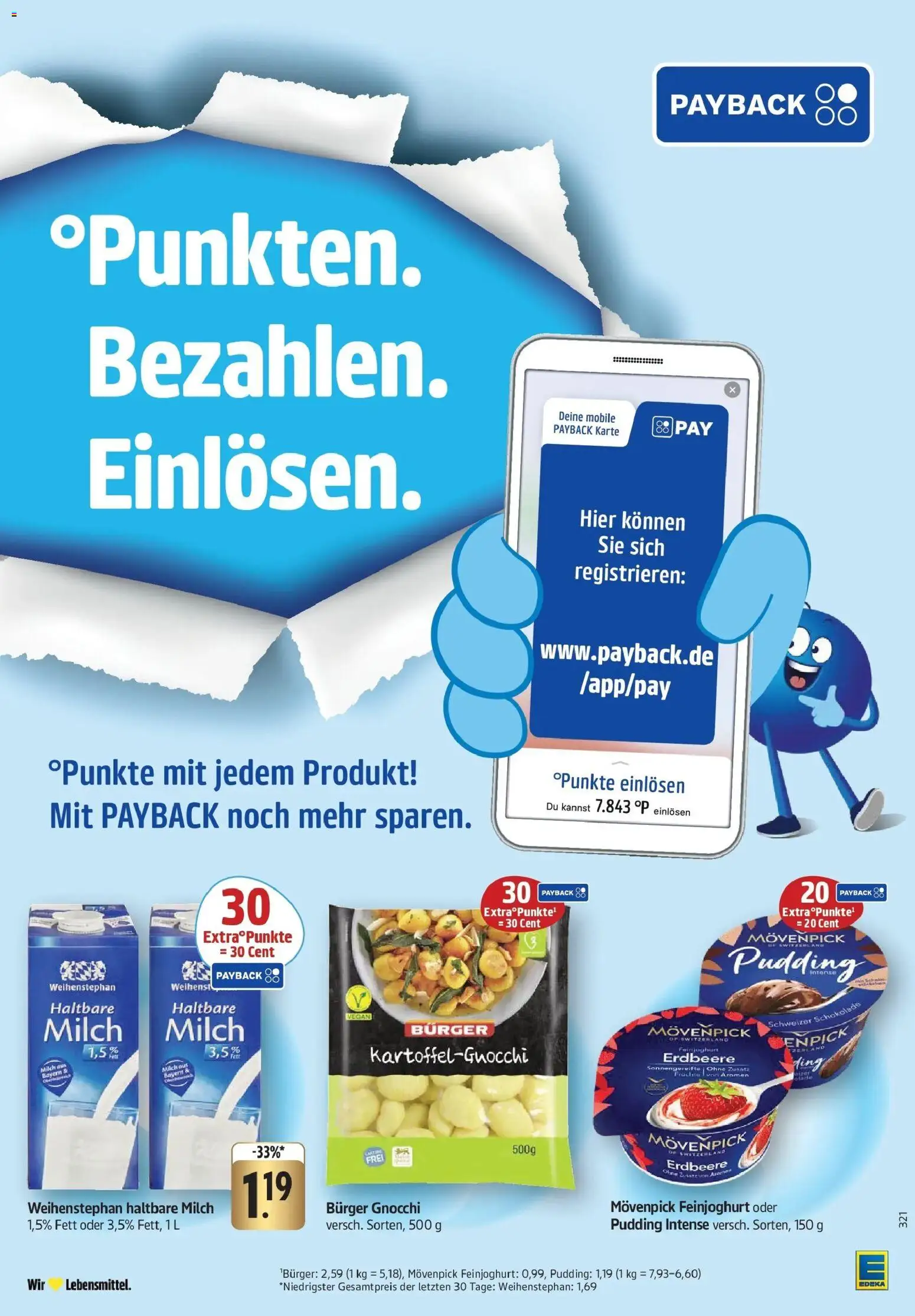 Edeka prospekt Piesport	 – gültig ab 14.12.2025 | Seite: 18 | Produkte: Milch, Haltbare milch, Burger, Pudding