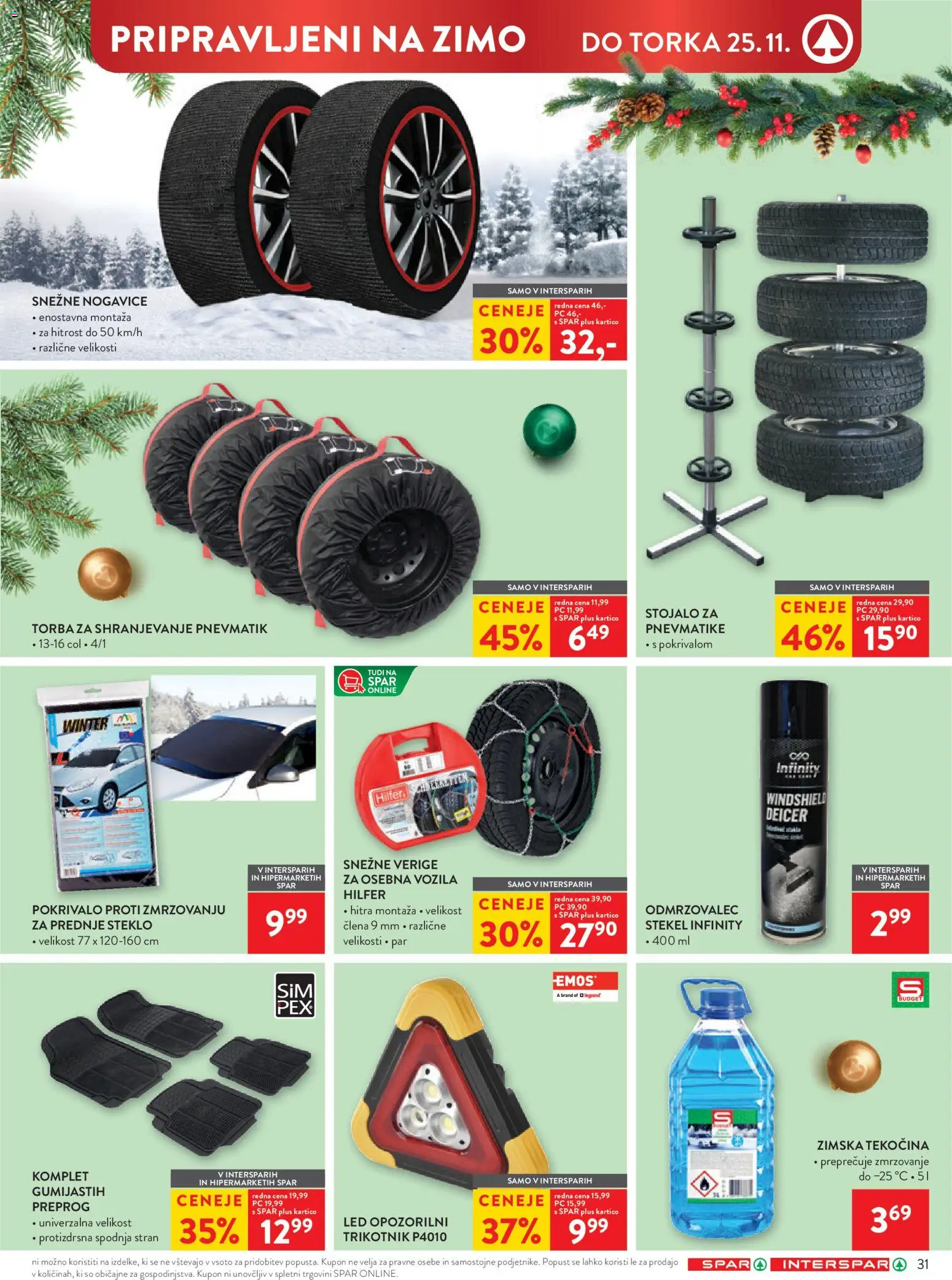 Novi Spar katalog ponudbe – veljaven od 12.11.2025 | Stran: 39 | Izdelki: Torba, Nogavice