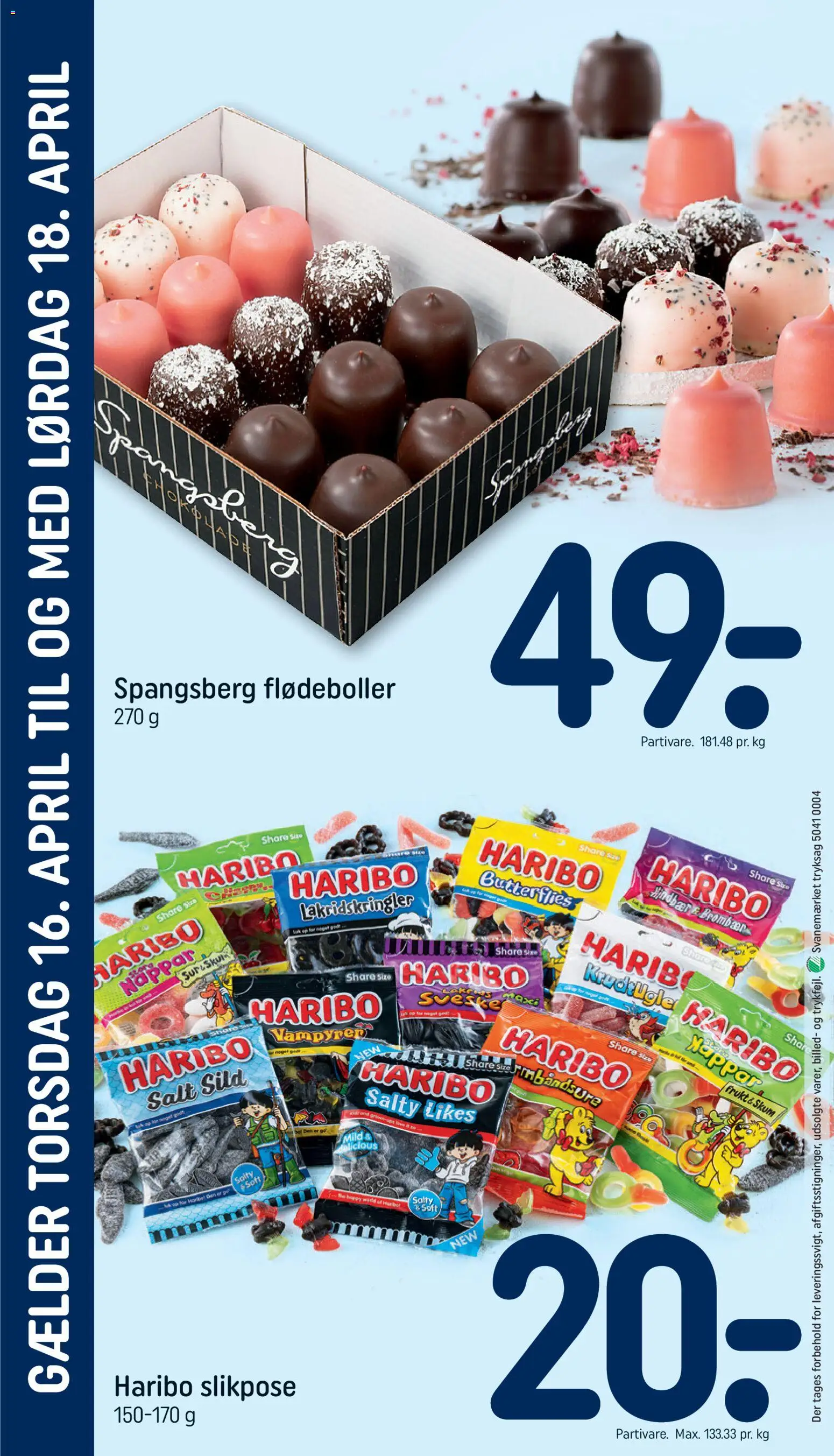 Rema 1000 tilbudsavis – gyldig fra 16.04.2026 | Side: 4 | Produkter: Flødeboller, Salt, Hindbær, Sild