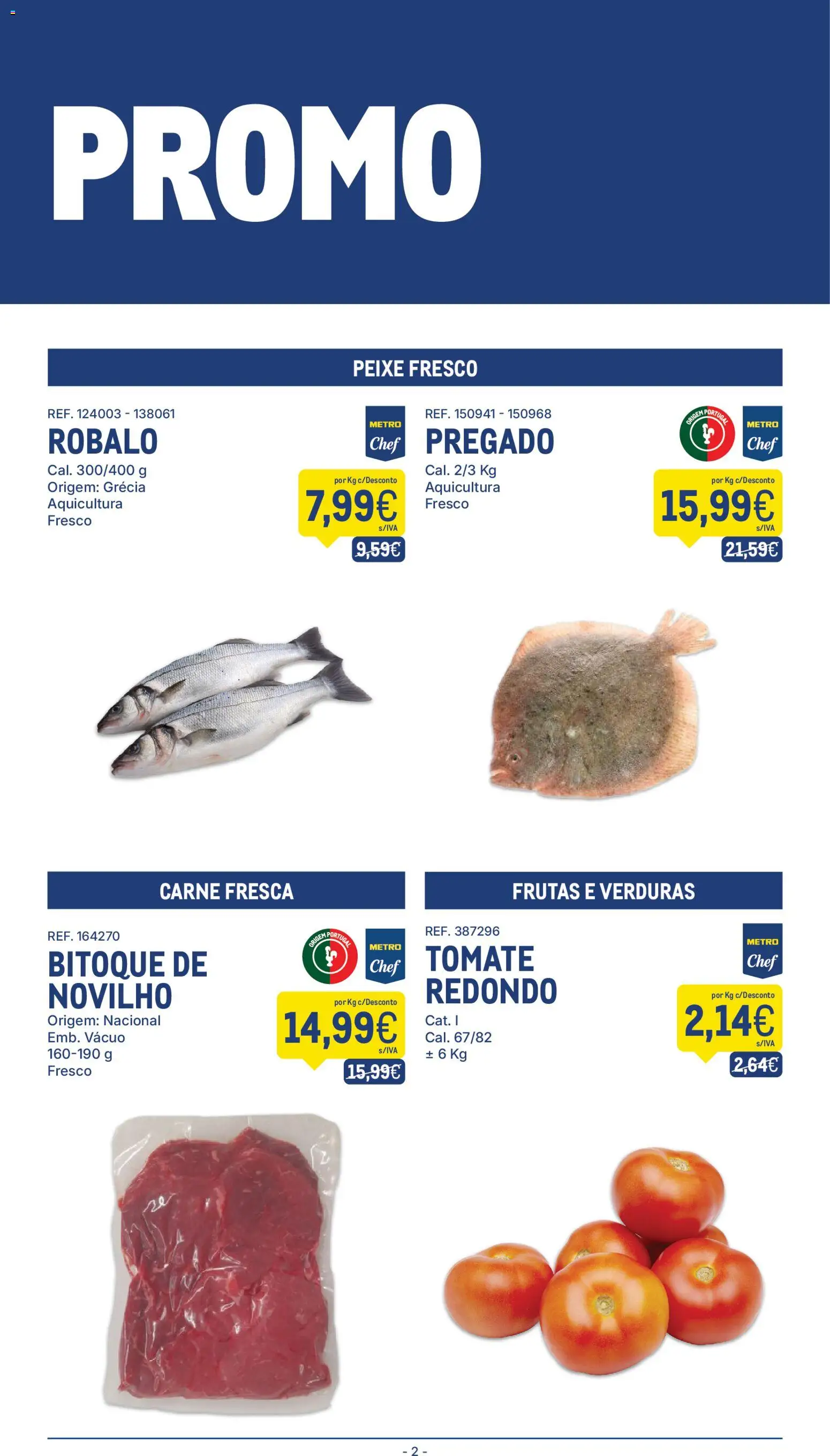 Makro folheto │ válido de 28.04.2026 | Página: 2 | Produtos: Peixe, Carne, Tomate
