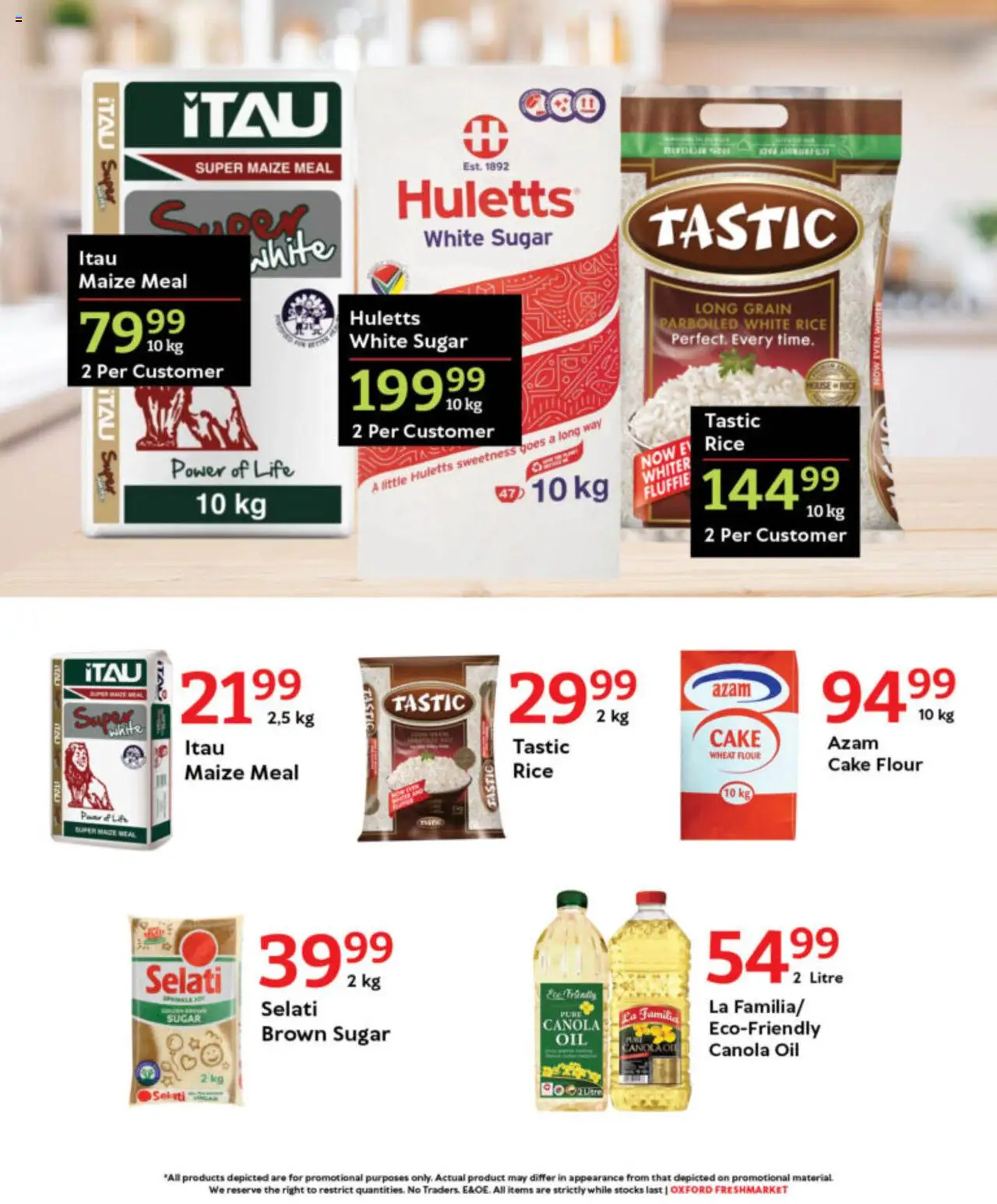 Oxford Freshmarket - Tuesday Specials │ valid from 26.08.2025 | Page: 4 | Products: Cake, Flour, Maize meal, Oil