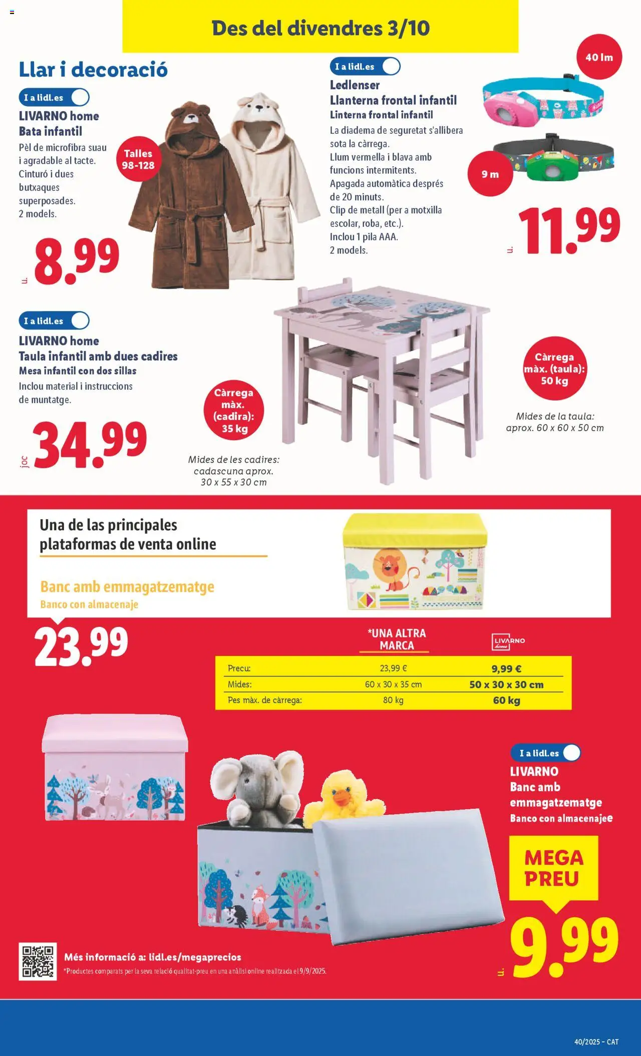 Lidl folleto de bazar │ válido desde el 29.09.2025 | Página: 21 | Productos: Almacenaje, Mesa