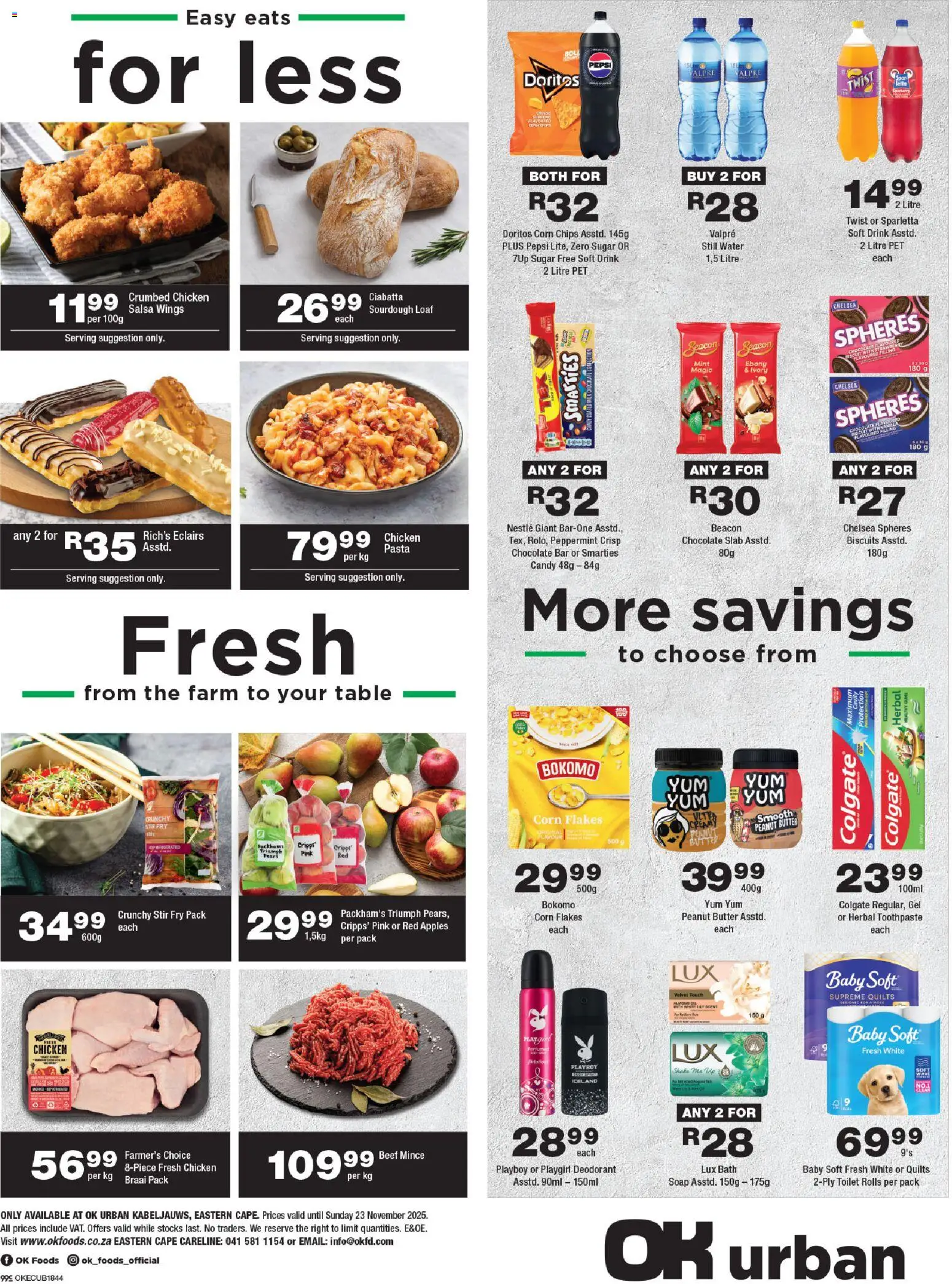 New OK Foods catalogue – valid from 12.11.2025 | Page: 2 | Products: Table, Toilet, Bath, Soap
