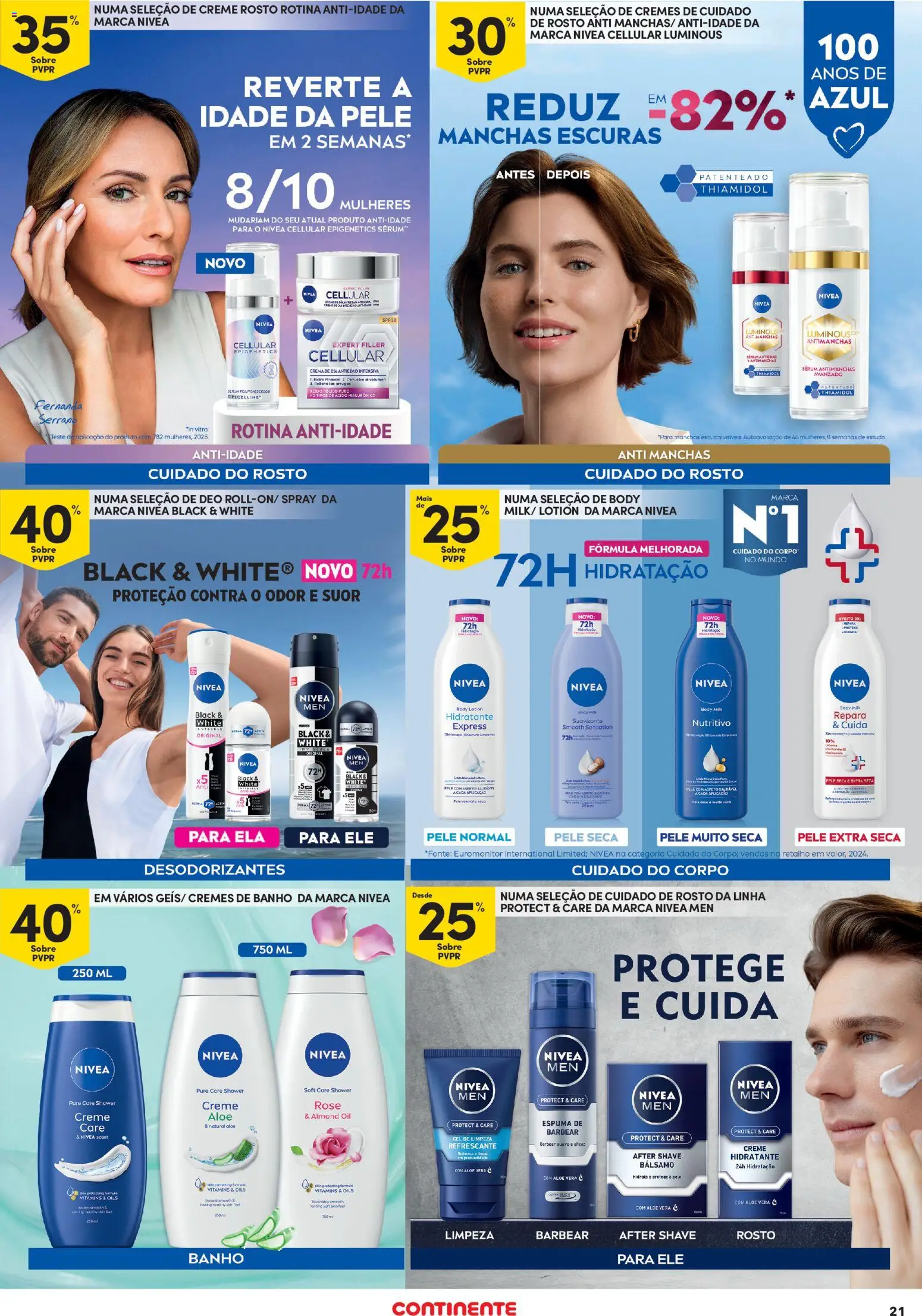 Continente - Açores │ válido de 19.02.2026 | Página: 21 | Produtos: Sal, Banho, Creme, Gel de limpeza