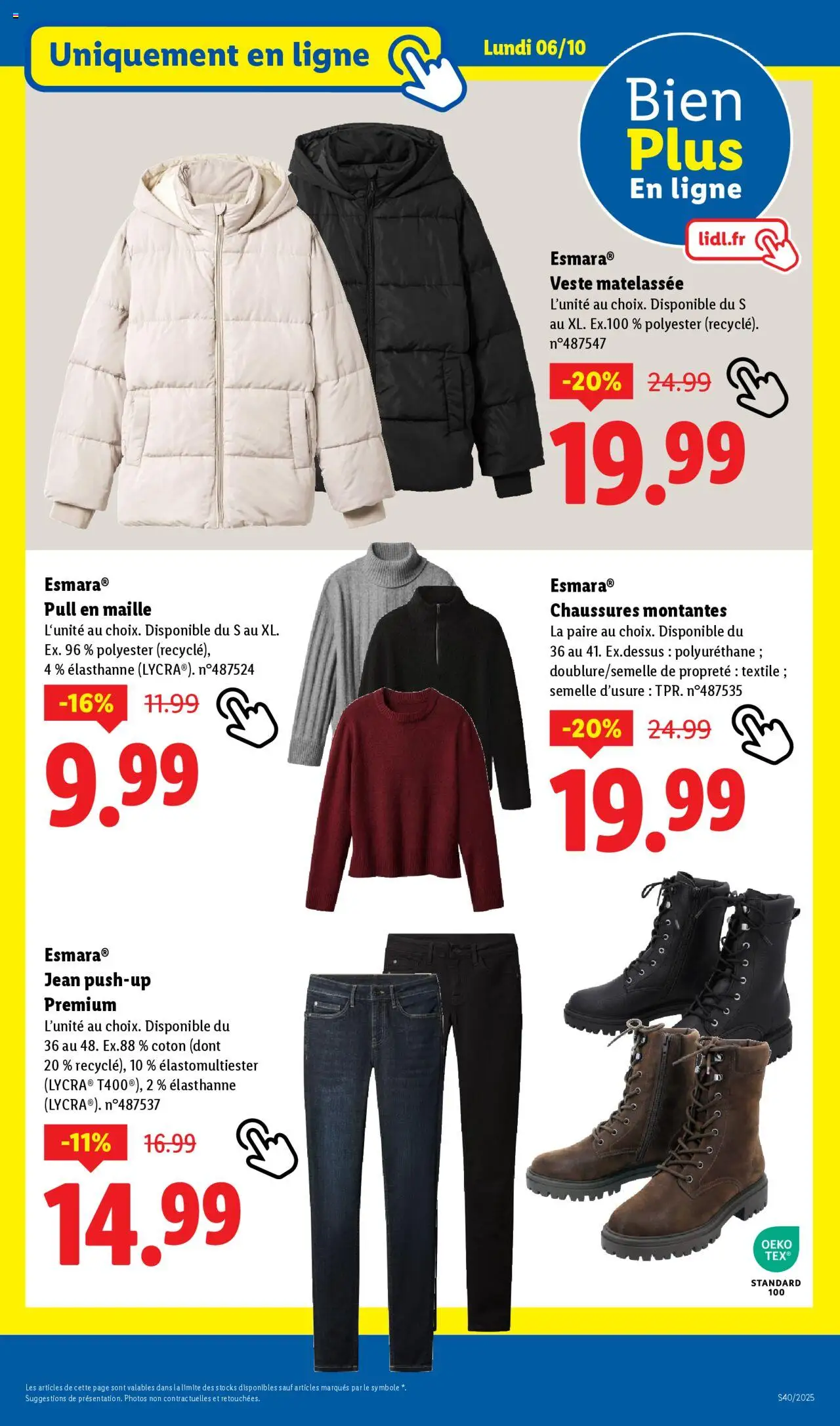  | Page: 55 | Produits: Jeans, Coton, Pull, Veste