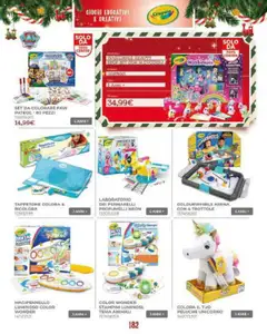 Anteprima del volantino Toys Center - Catalogo di Natale 2025 valido a partire dal 19.10.2025 | Pagina: 184 | Prodotti: Peluche, Pennarelli