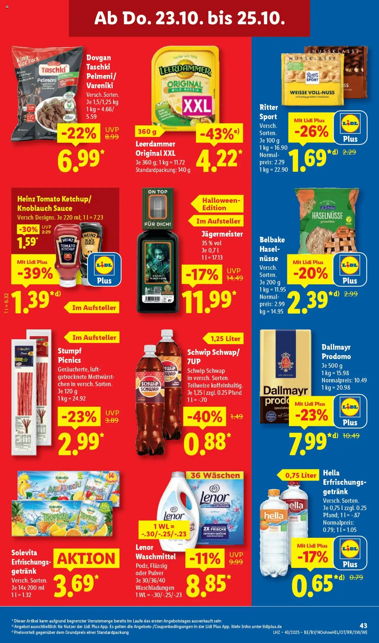 Lidl Prospekt Kornwestheim – gültig ab 20.10.2025 | Seite: 65 | Produkte: Top, Waschmittel, Knoblauch, Nüsse