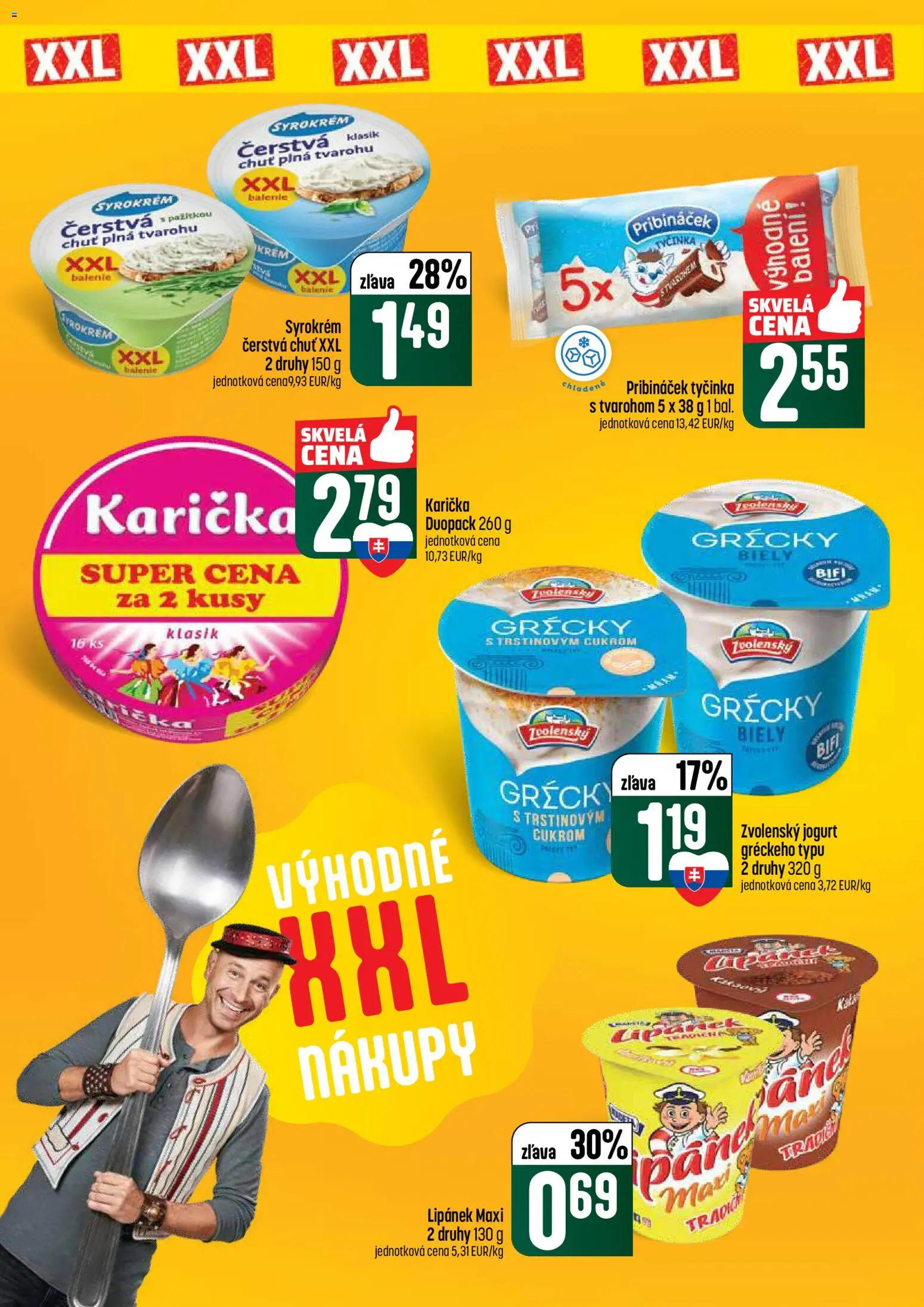 Nové COOP Jednota akcie – leták je platný od 09.04.2026 | Strana: 26 | Produkty: Jogurt, Krém