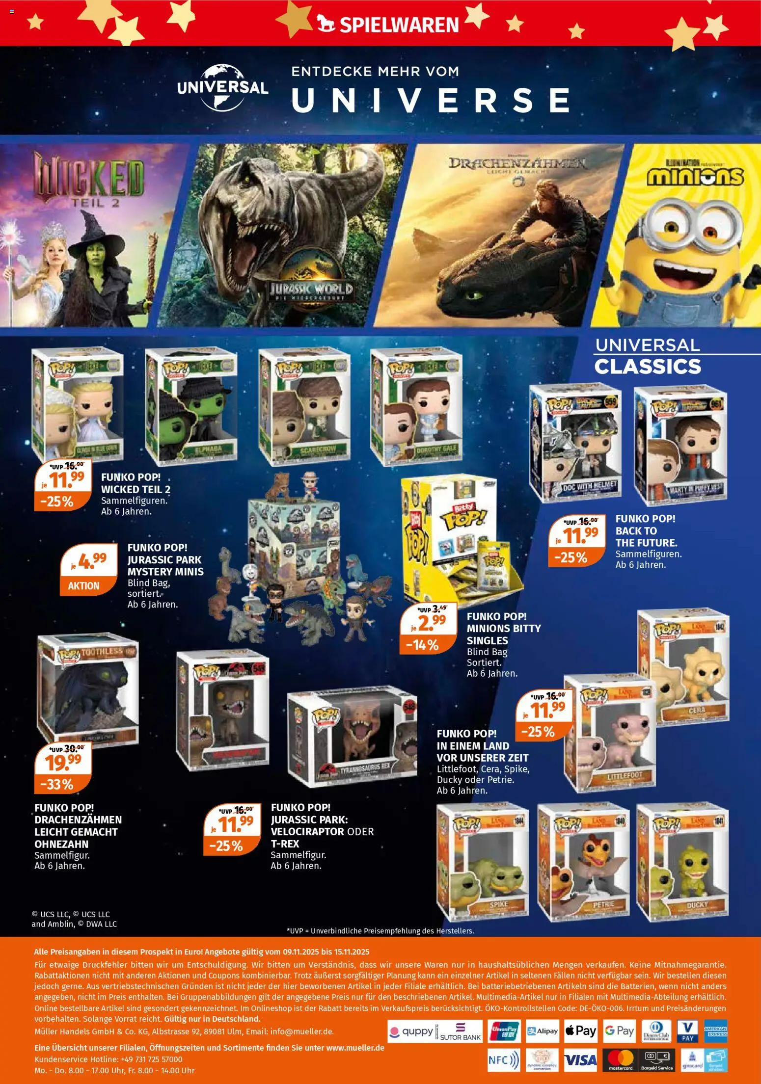 Müller Prospekt Spielwaren für Groß und Klein – gültig ab 09.11.2025 | Seite: 20