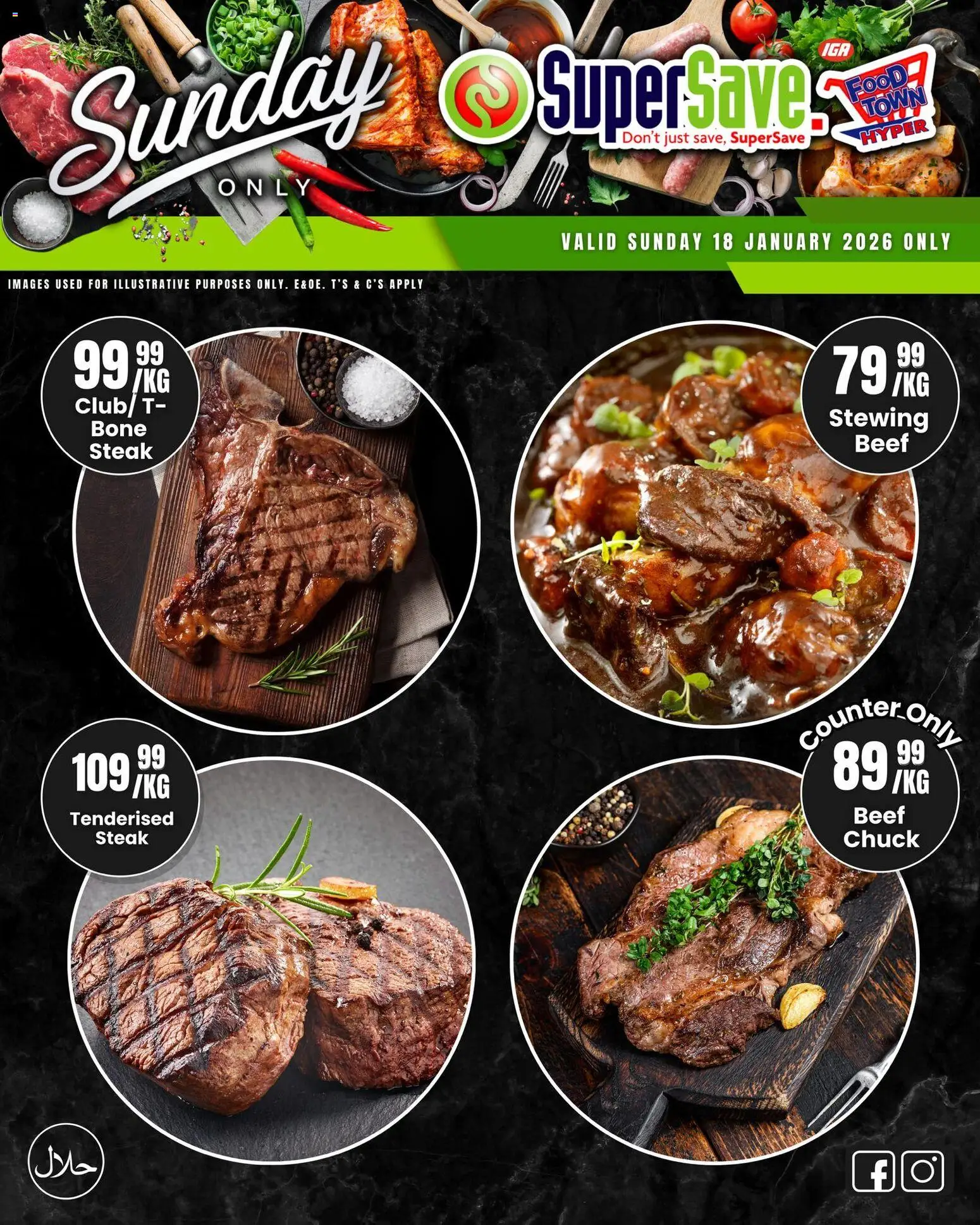 New Super Save catalogue – valid from 18.01.2026 | Page: 15 | Products: Steak, Beef